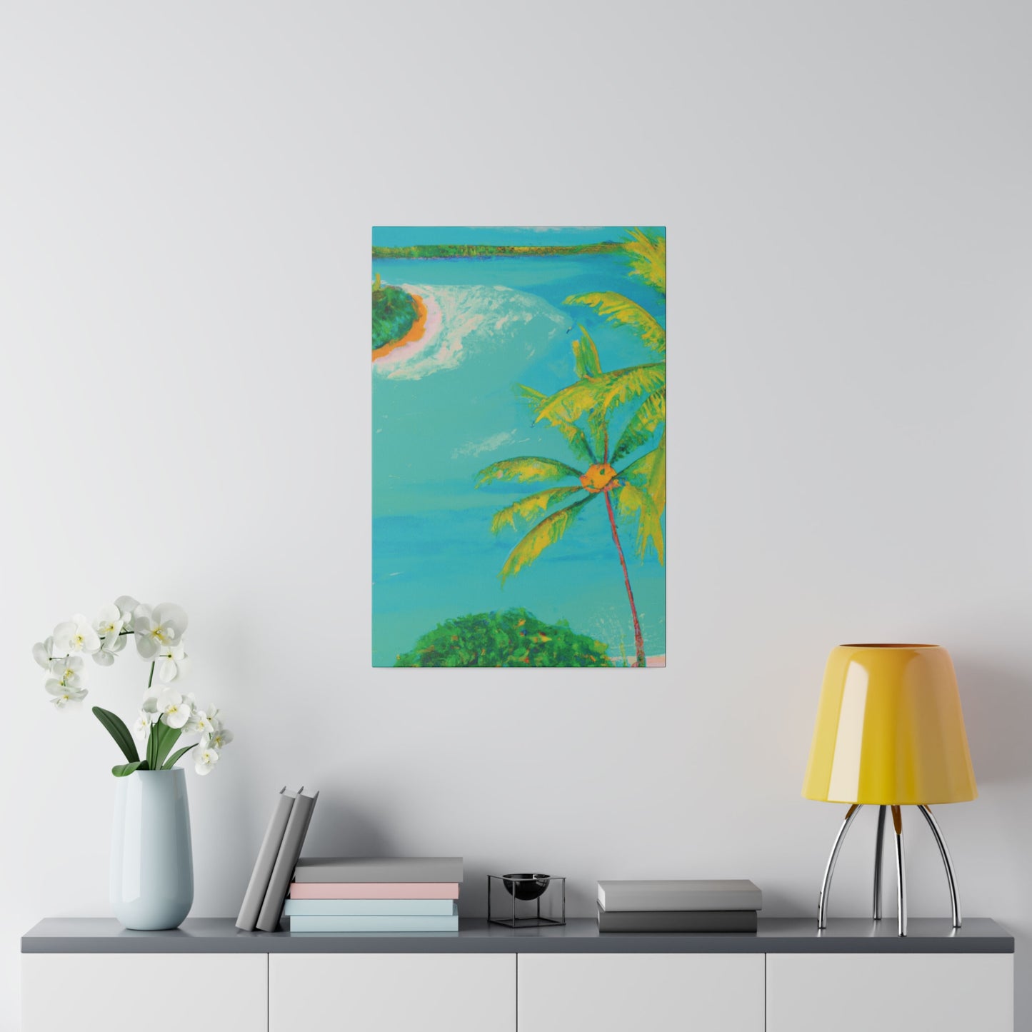 5457G - Bahamas Ocean Painting Print | Bahamas | Ocean | Beach | Poster | Home Decor | Wall Art | Canvas