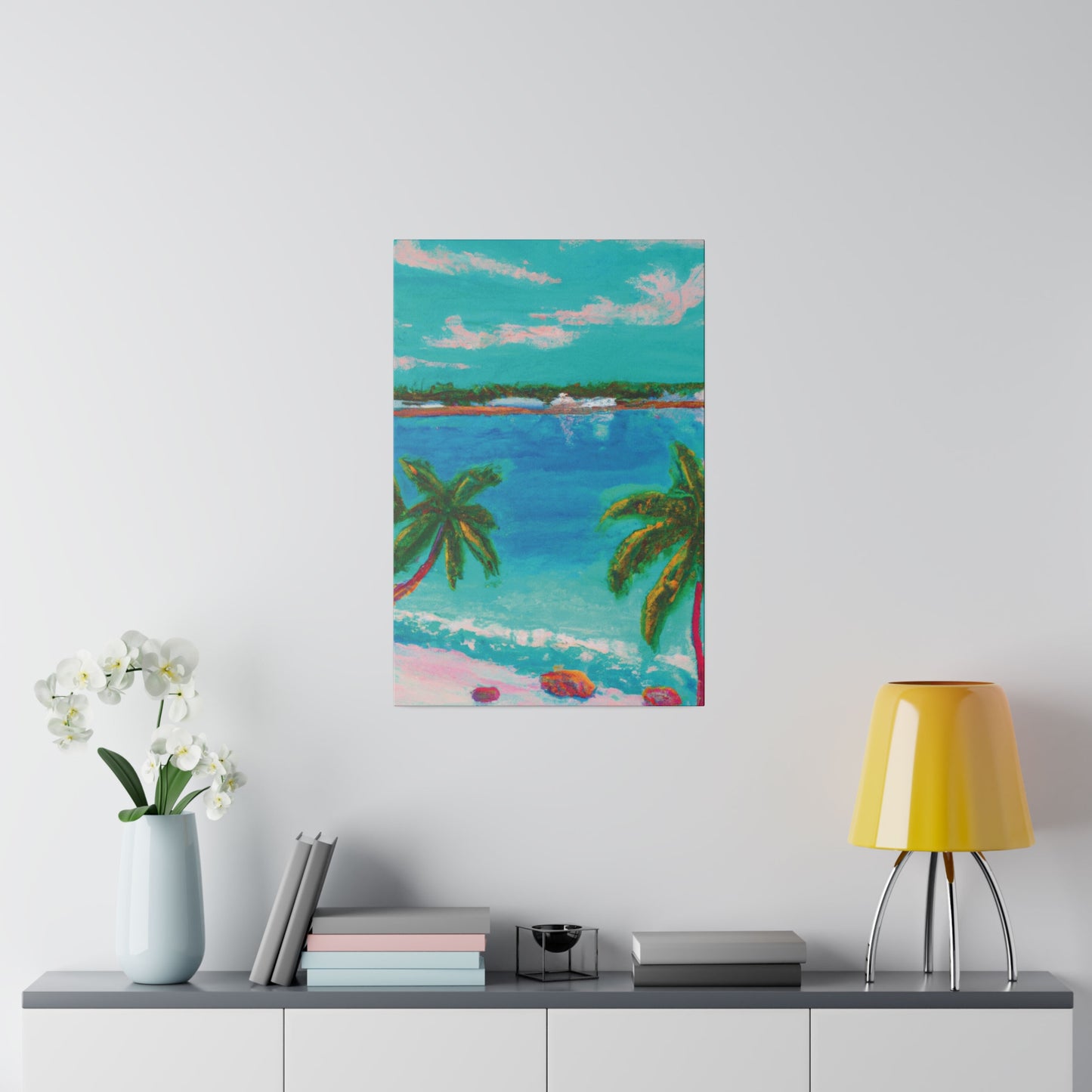 6836G - Bahamas Ocean Painting Print | Bahamas | Ocean | Beach | Poster | Home Decor | Wall Art | Canvas