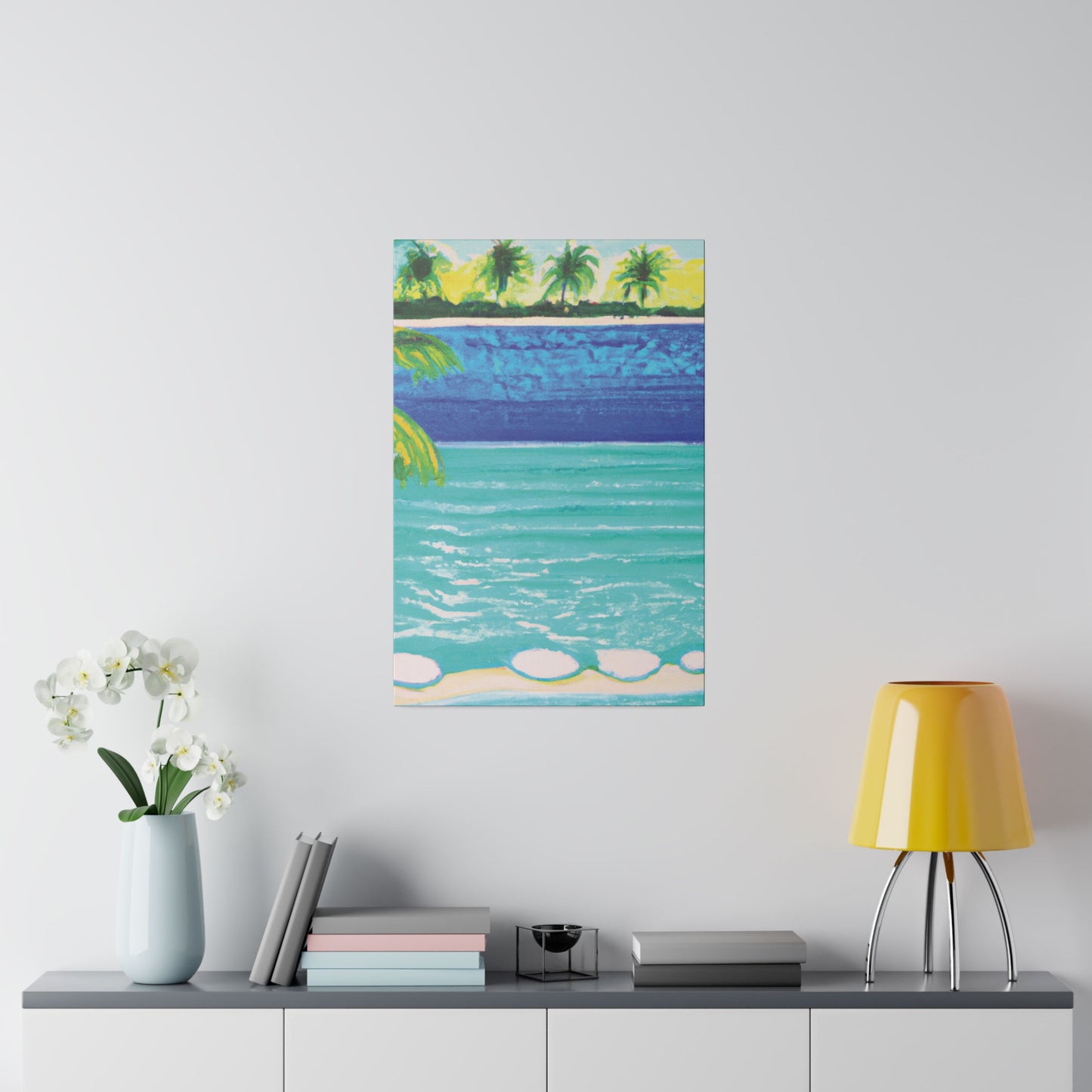 4234Z - Bahamas Ocean Painting Print | Bahamas | Ocean | Beach | Poster | Home Decor | Wall Art | Canvas