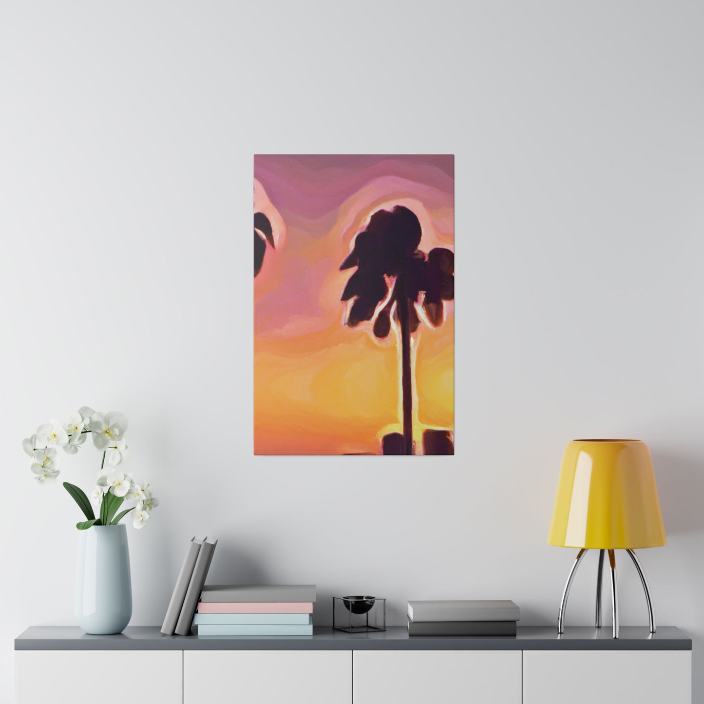 8542R - Miami Beach Sunset Painting Print | Miami | Beach | Sunset | Poster | Home Decor | Wall Art | Canvas