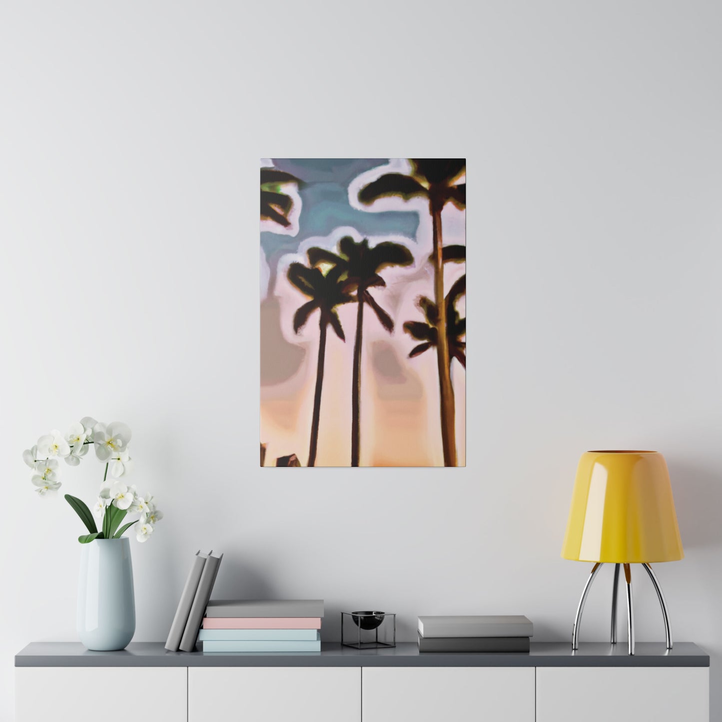 4828Q - Miami Beach Sunset Painting Print | Miami | Beach | Sunset | Poster | Home Decor | Wall Art | Canvas