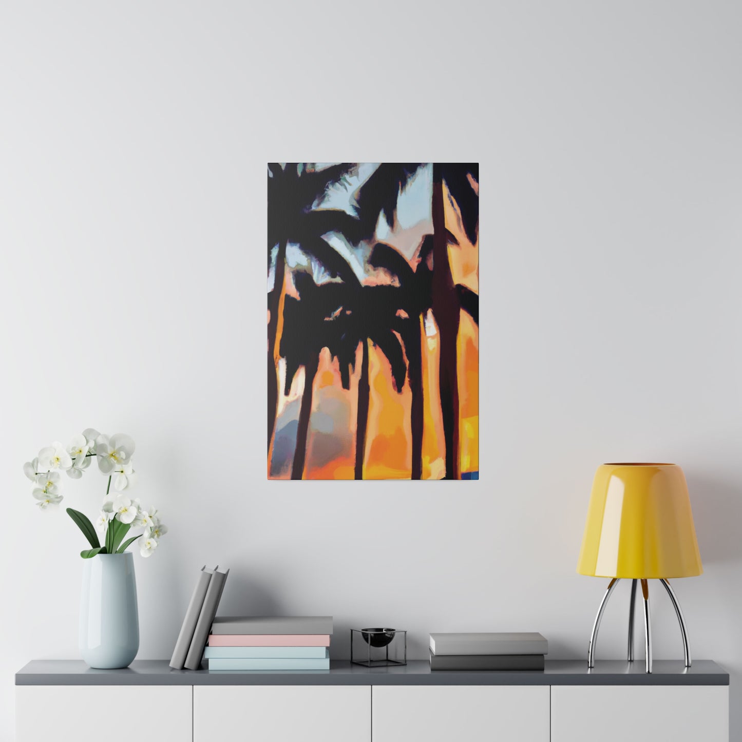 5642H - Miami Beach Sunset Painting Print | Miami | Beach | Sunset | Poster | Home Decor | Wall Art | Canvas