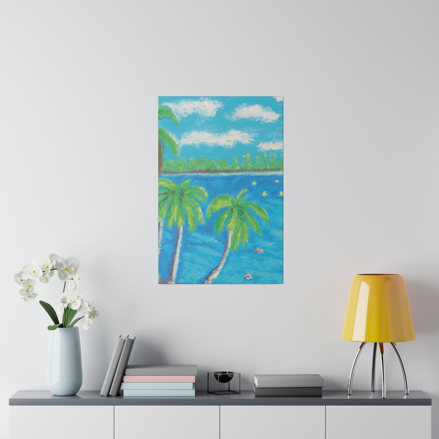 5753V - Bahamas Ocean Painting Print | Bahamas | Ocean | Beach | Poster | Home Decor | Wall Art | Canvas