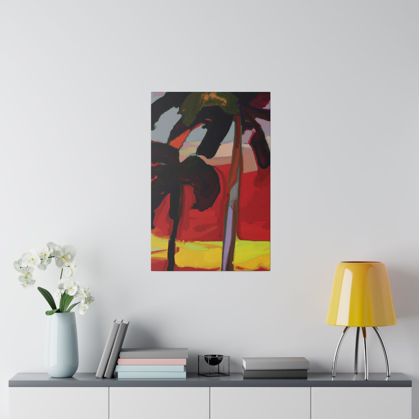 7849V - Miami Beach Sunset Painting Print | Miami | Beach | Sunset | Poster | Home Decor | Wall Art | Canvas