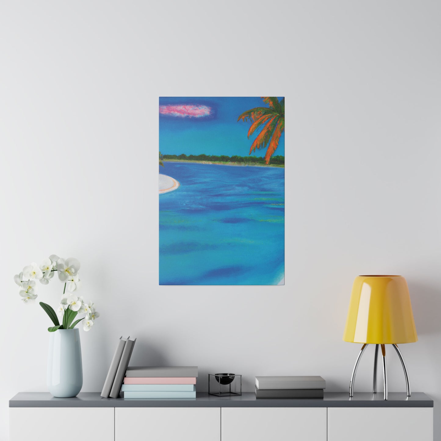 3872Q - Bahamas Ocean Painting Print | Bahamas | Ocean | Beach | Poster | Home Decor | Wall Art | Canvas