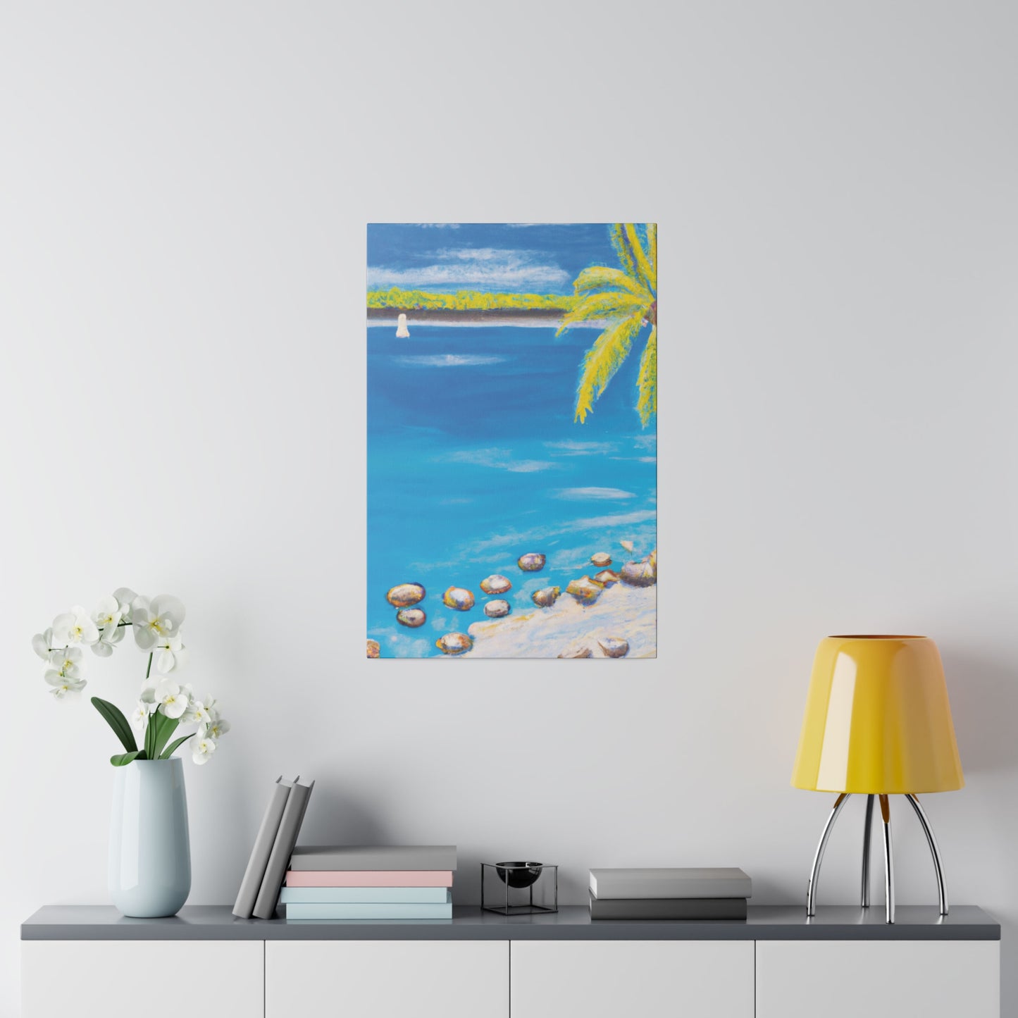 8593F - Bahamas Ocean Painting Print | Bahamas | Ocean | Beach | Poster | Home Decor | Wall Art | Canvas
