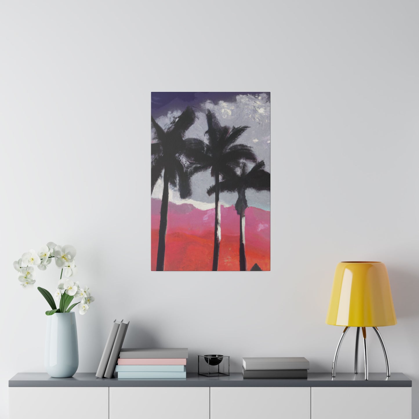 4367X - Miami Beach Sunset Painting Print | Miami | Beach | Sunset | Poster | Home Decor | Wall Art | Canvas