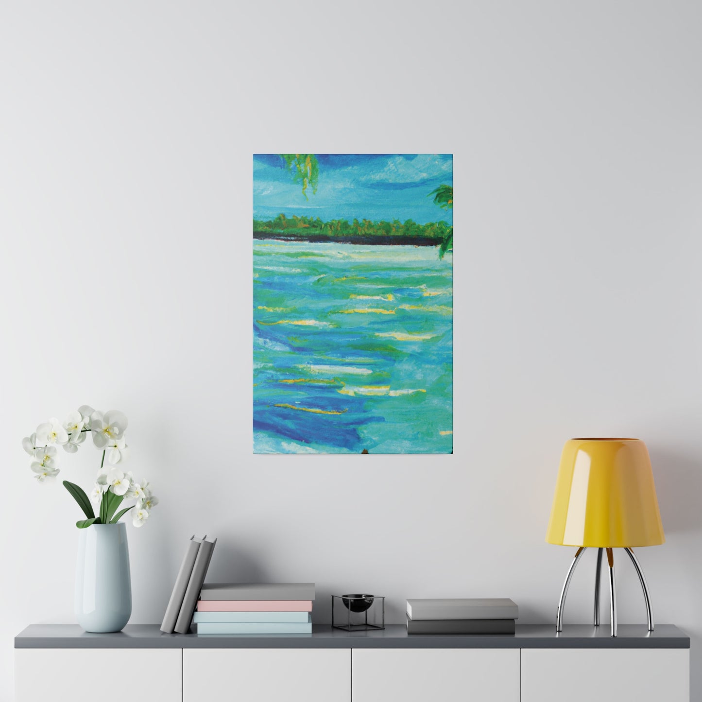 4292X - Bahamas Ocean Painting Print | Bahamas | Ocean | Beach | Poster | Home Decor | Wall Art | Canvas