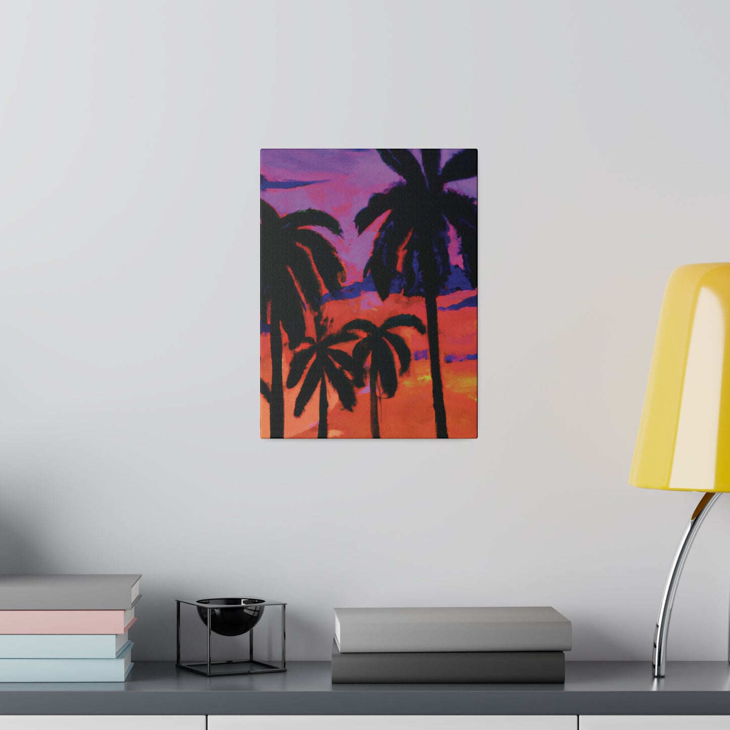 8314G - Miami Beach Sunset Painting Print | Miami | Beach | Sunset | Poster | Home Decor | Wall Art | Canvas