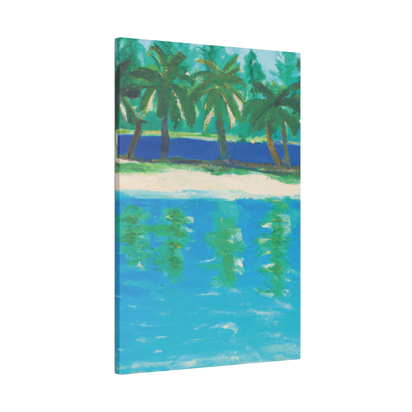 4129L - Bahamas Ocean Painting Print | Bahamas | Ocean | Beach | Poster | Home Decor | Wall Art | Canvas