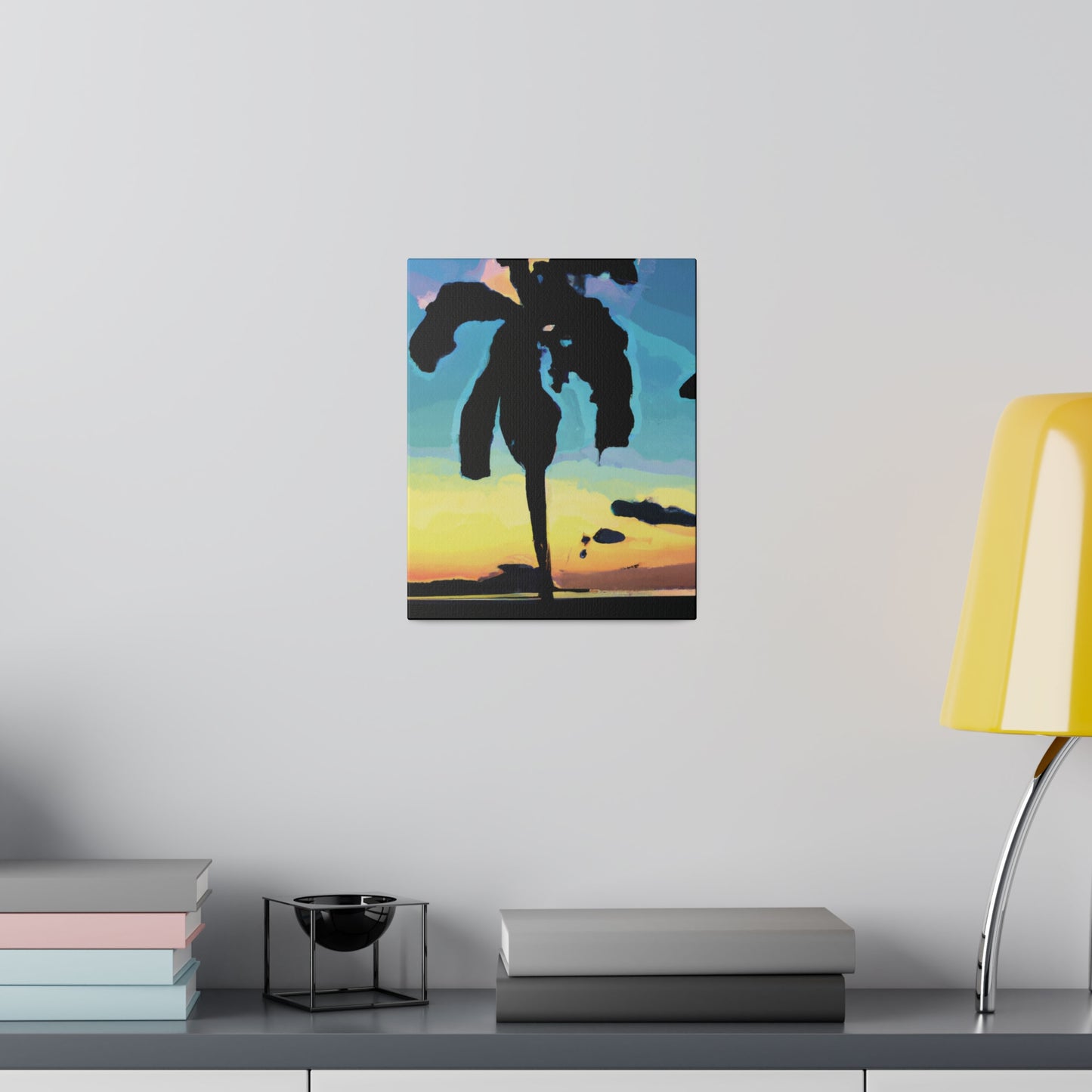 3232A - Miami Beach Sunset Painting Print | Miami | Beach | Sunset | Poster | Home Decor | Wall Art | Canvas