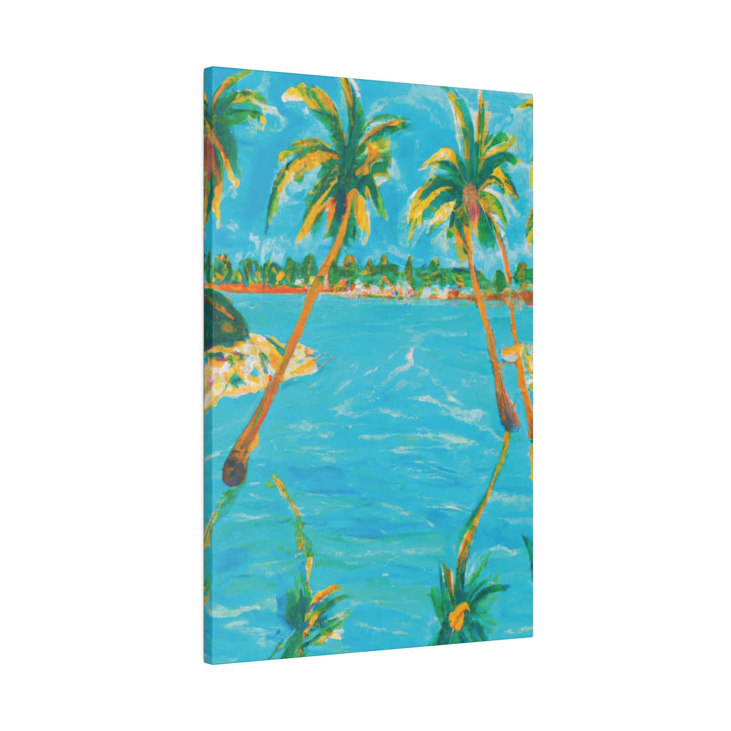 4338G - Bahamas Ocean Painting Print | Bahamas | Ocean | Beach | Poster | Home Decor | Wall Art | Canvas