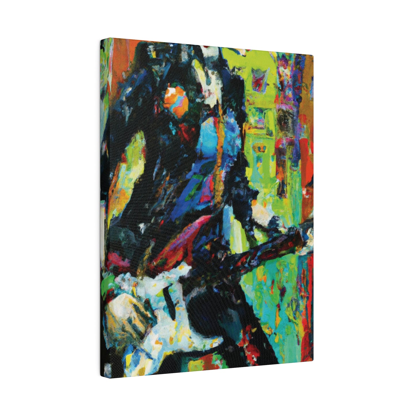 2760G - Rockstar Oil Painting Style Print | Poster | Home Decor | Wall Art | Music Art | Canvas