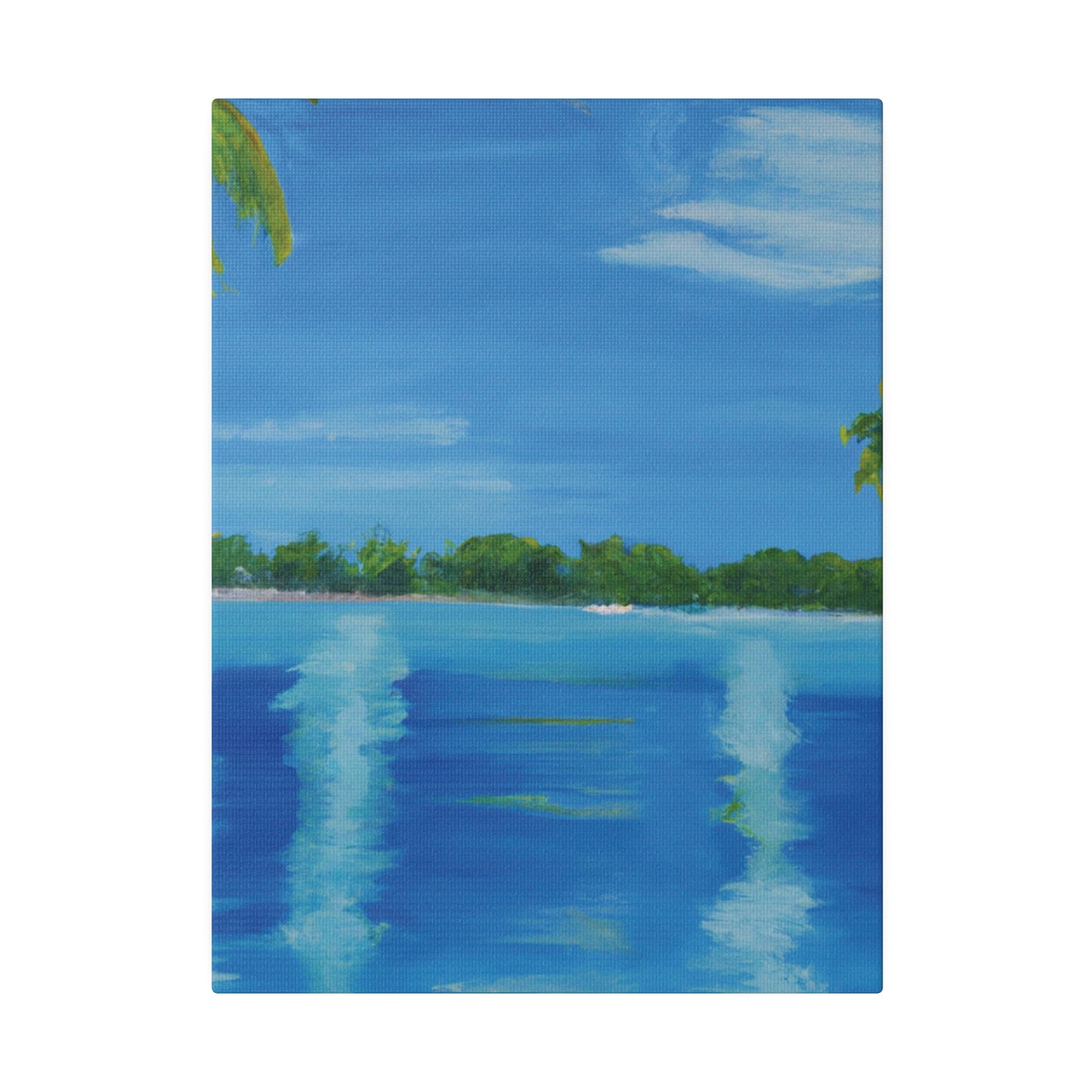 6876O - Bahamas Ocean Painting Print | Bahamas | Ocean | Beach | Poster | Home Decor | Wall Art | Canvas