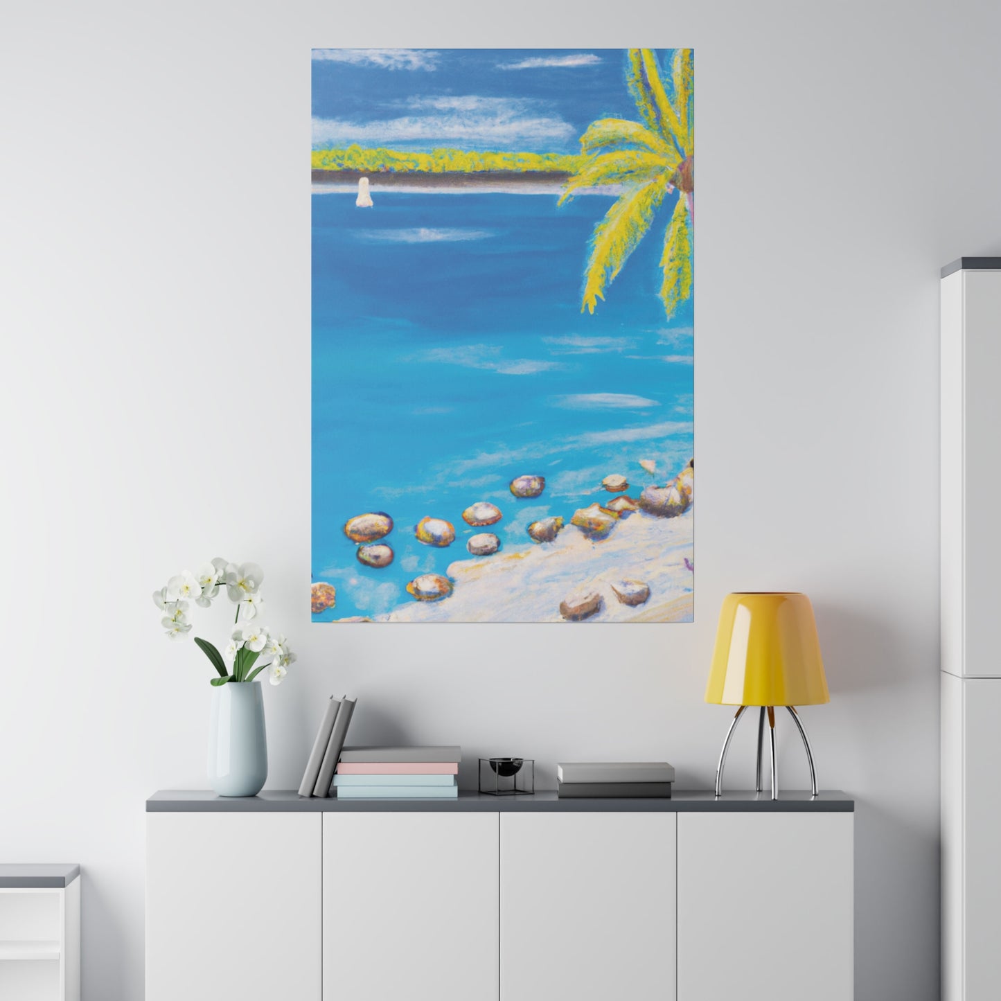 8593F - Bahamas Ocean Painting Print | Bahamas | Ocean | Beach | Poster | Home Decor | Wall Art | Canvas