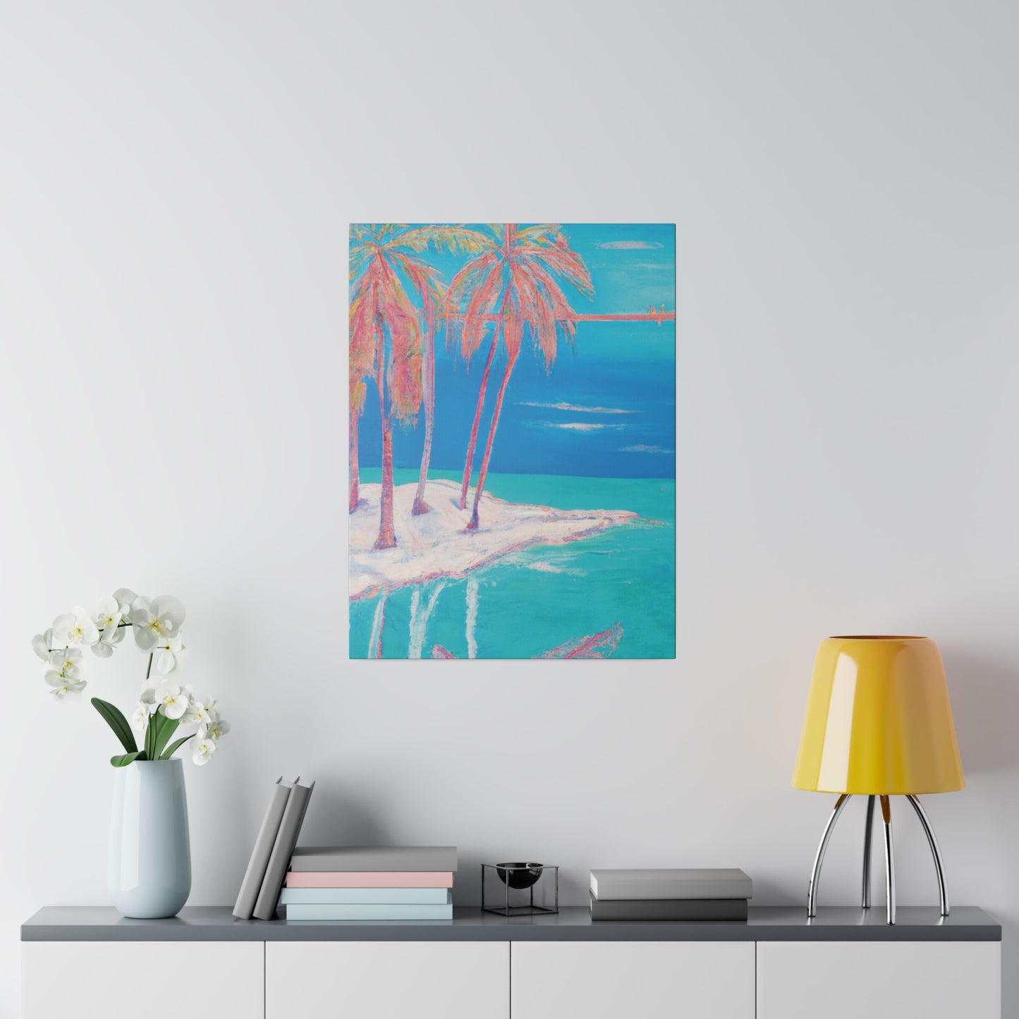 3162K - Bahamas Ocean Painting Print | Bahamas | Ocean | Beach | Poster | Home Decor | Wall Art | Canvas