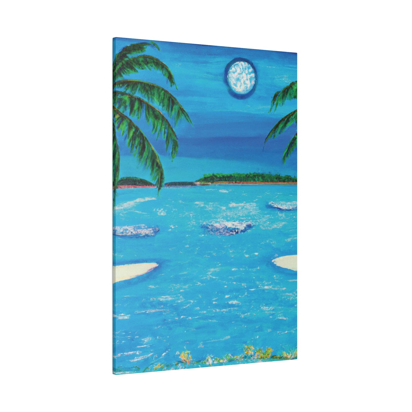 7239Z - Bahamas Ocean Painting Print | Bahamas | Ocean | Beach | Poster | Home Decor | Wall Art | Canvas