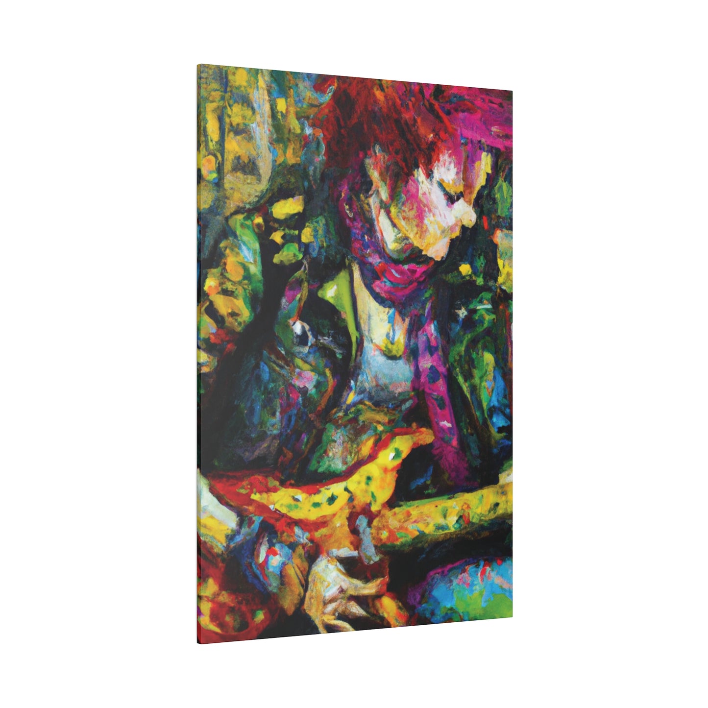 3668A - Rockstar Oil Painting Style Print | Poster | Home Decor | Wall Art | Music Art | Canvas