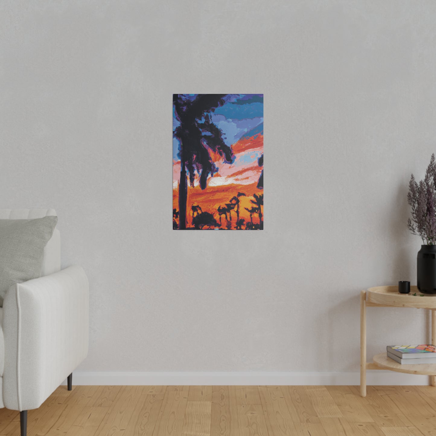 2761V - Miami Beach Sunset Painting Print | Miami | Beach | Sunset | Poster | Home Decor | Wall Art | Canvas