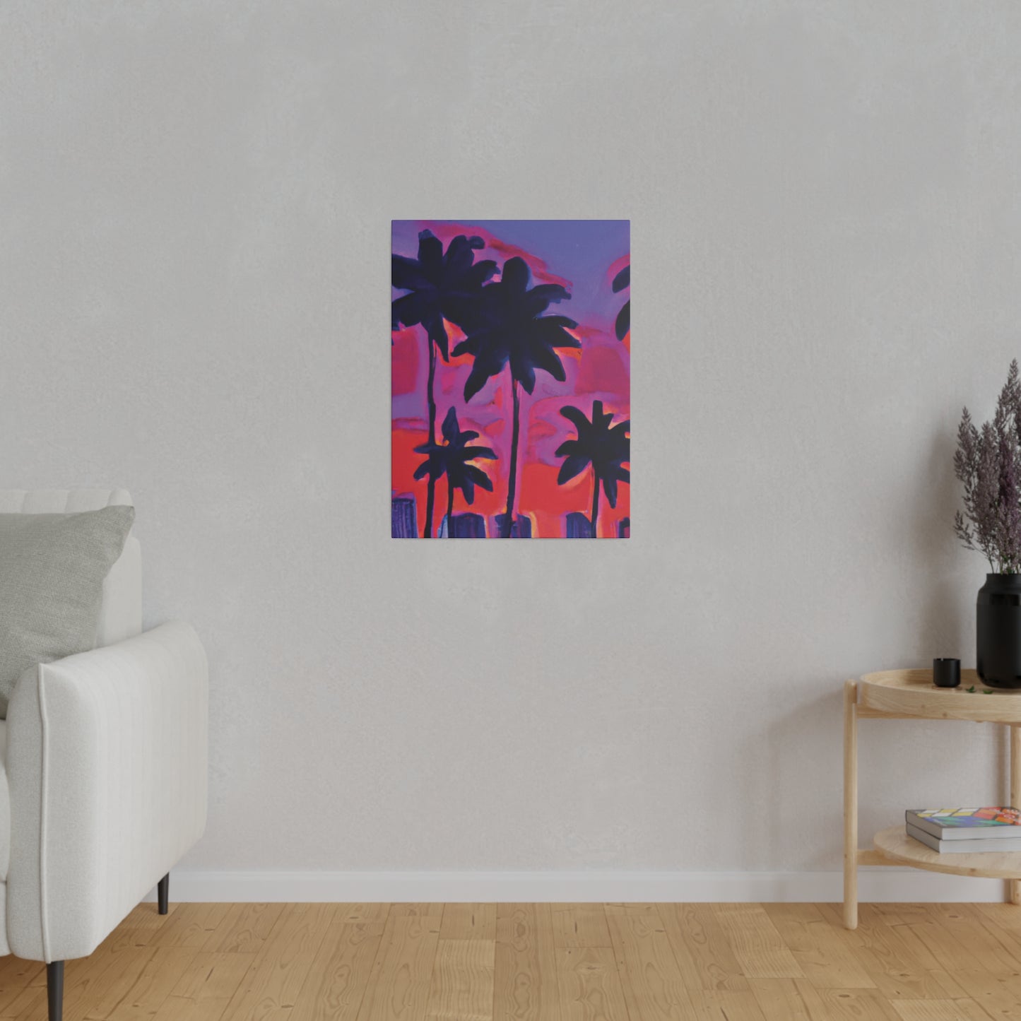 641R - Miami Beach Sunset Painting Print | Miami | Beach | Sunset | Poster | Home Decor | Wall Art | Canvas