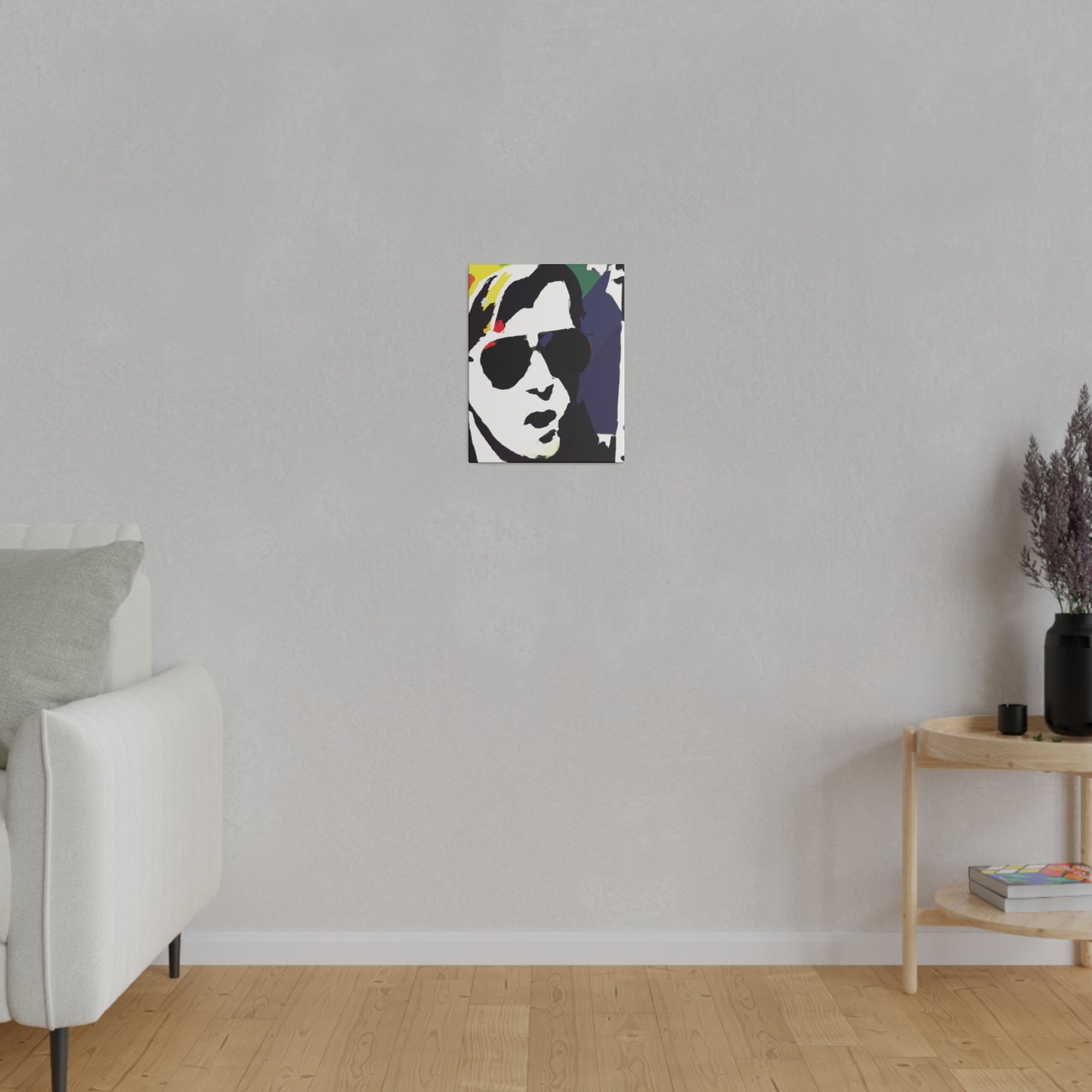 3723C - Rockstar Painting Print | Face | Abstract | Poster | Home Decor | Wall Art | Music Art | Canvas