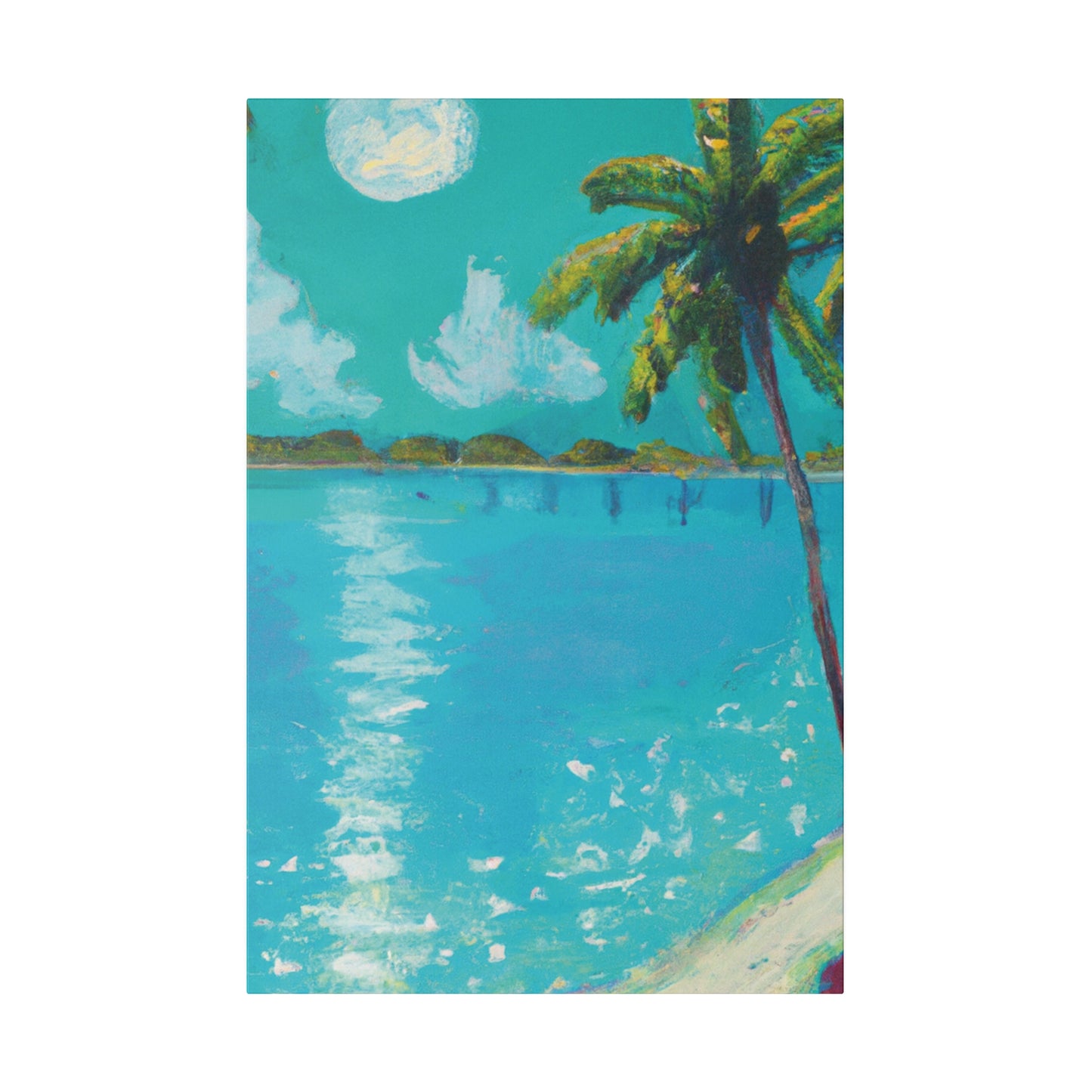 2483G - Bahamas Ocean Painting Print | Bahamas | Ocean | Beach | Poster | Home Decor | Wall Art | Canvas