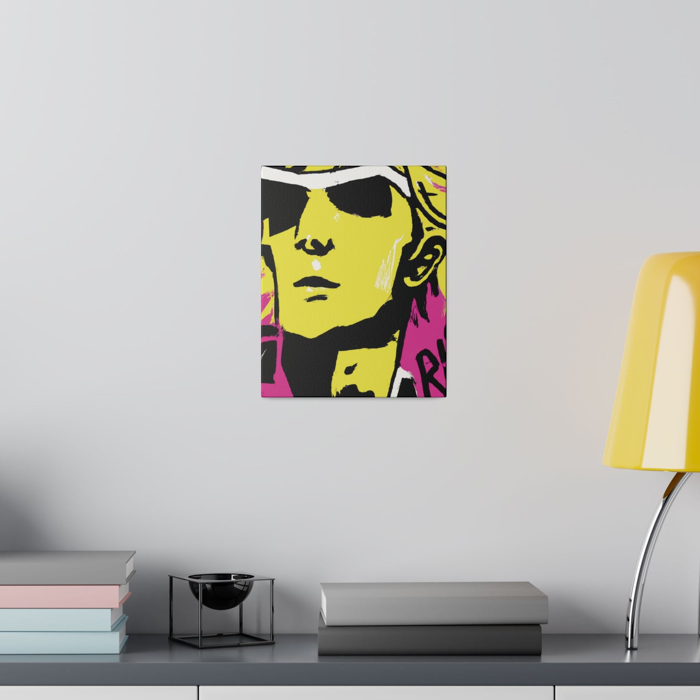 4794V - Rockstar Painting Print | Face | Abstract | Poster | Home Decor | Wall Art | Music Art | Canvas