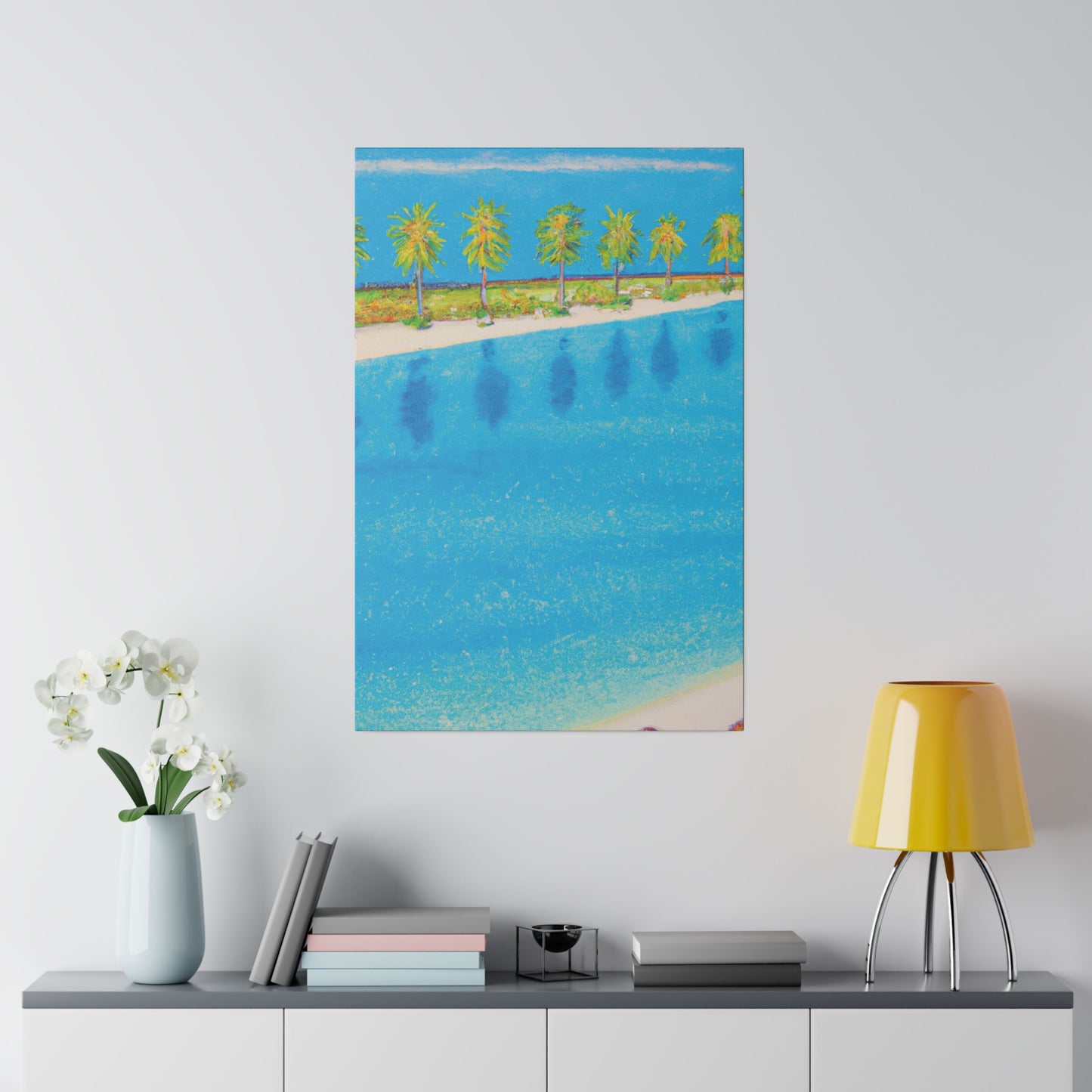 3877G - Bahamas Ocean Painting Print | Bahamas | Ocean | Beach | Poster | Home Decor | Wall Art | Canvas