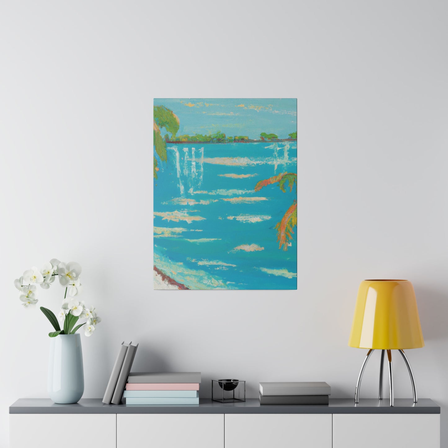 6820F - Bahamas Ocean Painting Print | Bahamas | Ocean | Beach | Poster | Home Decor | Wall Art | Canvas