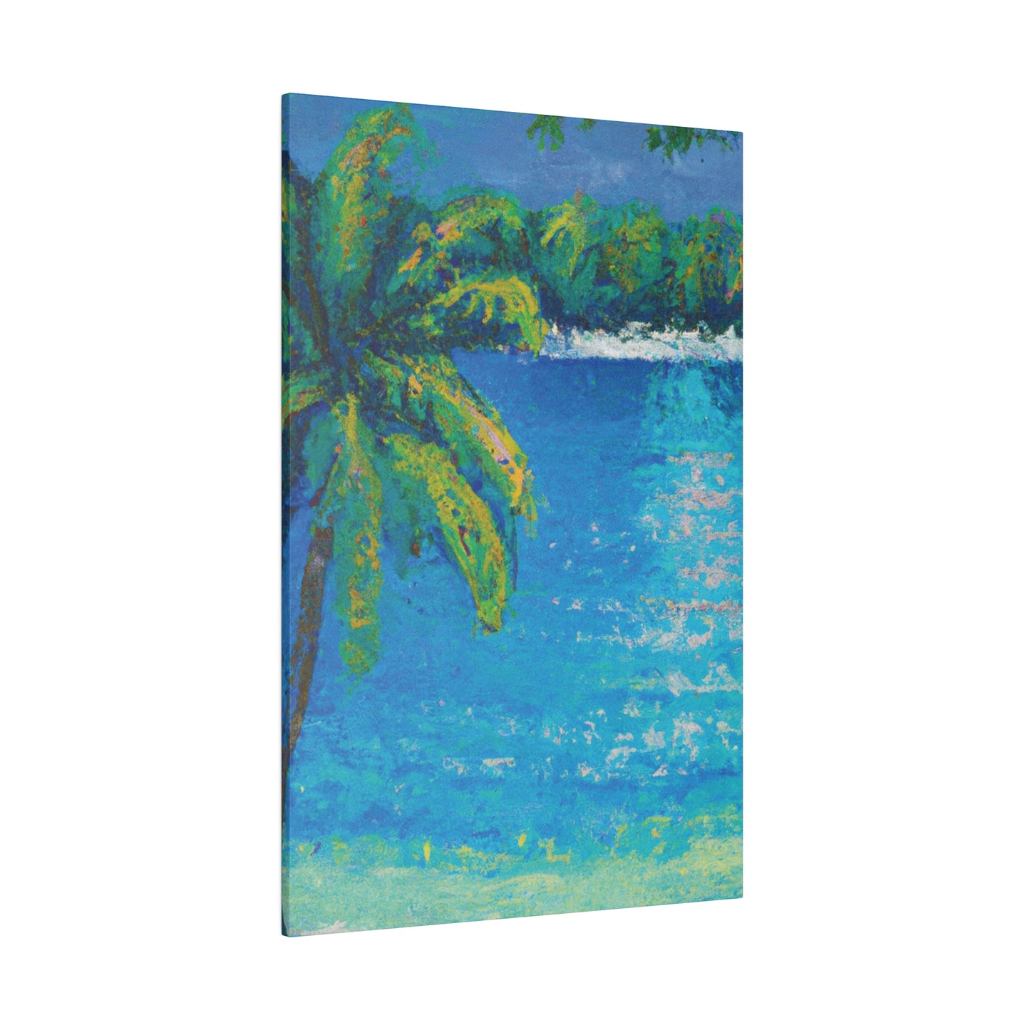 4645A - Bahamas Ocean Painting Print | Bahamas | Ocean | Beach | Poster | Home Decor | Wall Art | Canvas