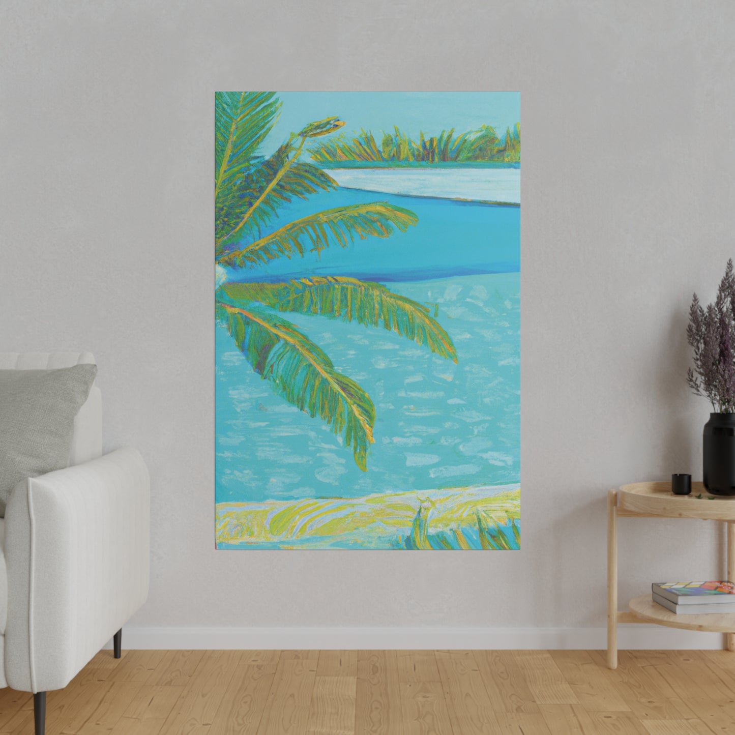 6398H - Bahamas Ocean Painting Print | Bahamas | Ocean | Beach | Poster | Home Decor | Wall Art | Canvas