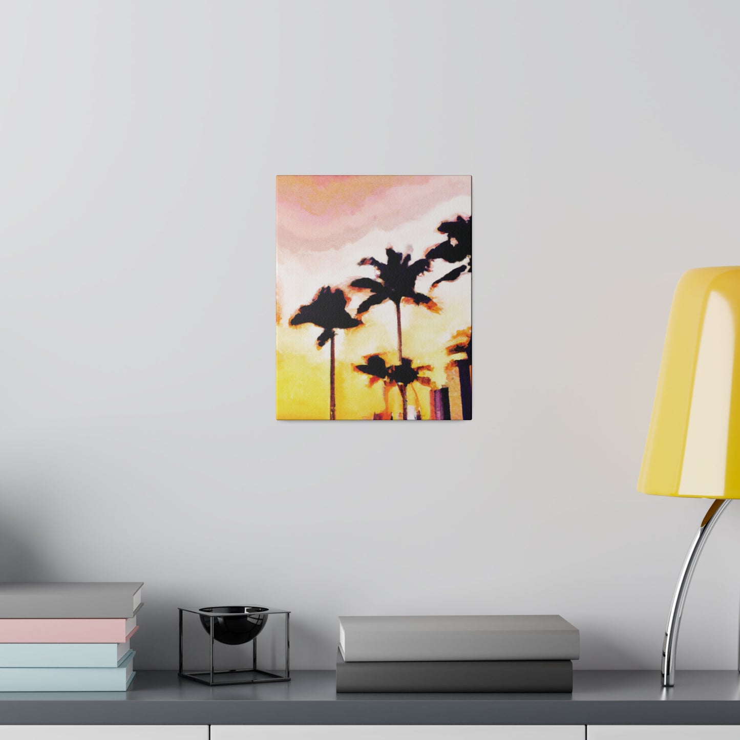 8005X - Miami Beach Sunset Painting Print | Miami | Beach | Sunset | Poster | Home Decor | Wall Art | Canvas