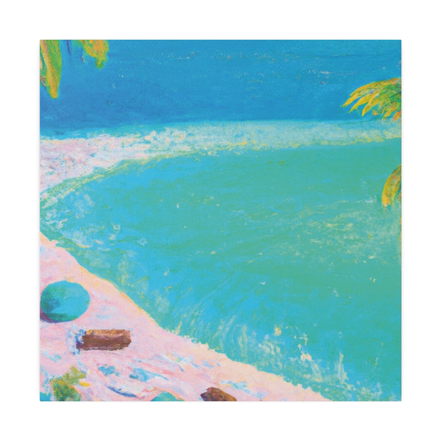 7342G - Bahamas Ocean Painting Print | Bahamas | Ocean | Beach | Poster | Home Decor | Wall Art | Canvas