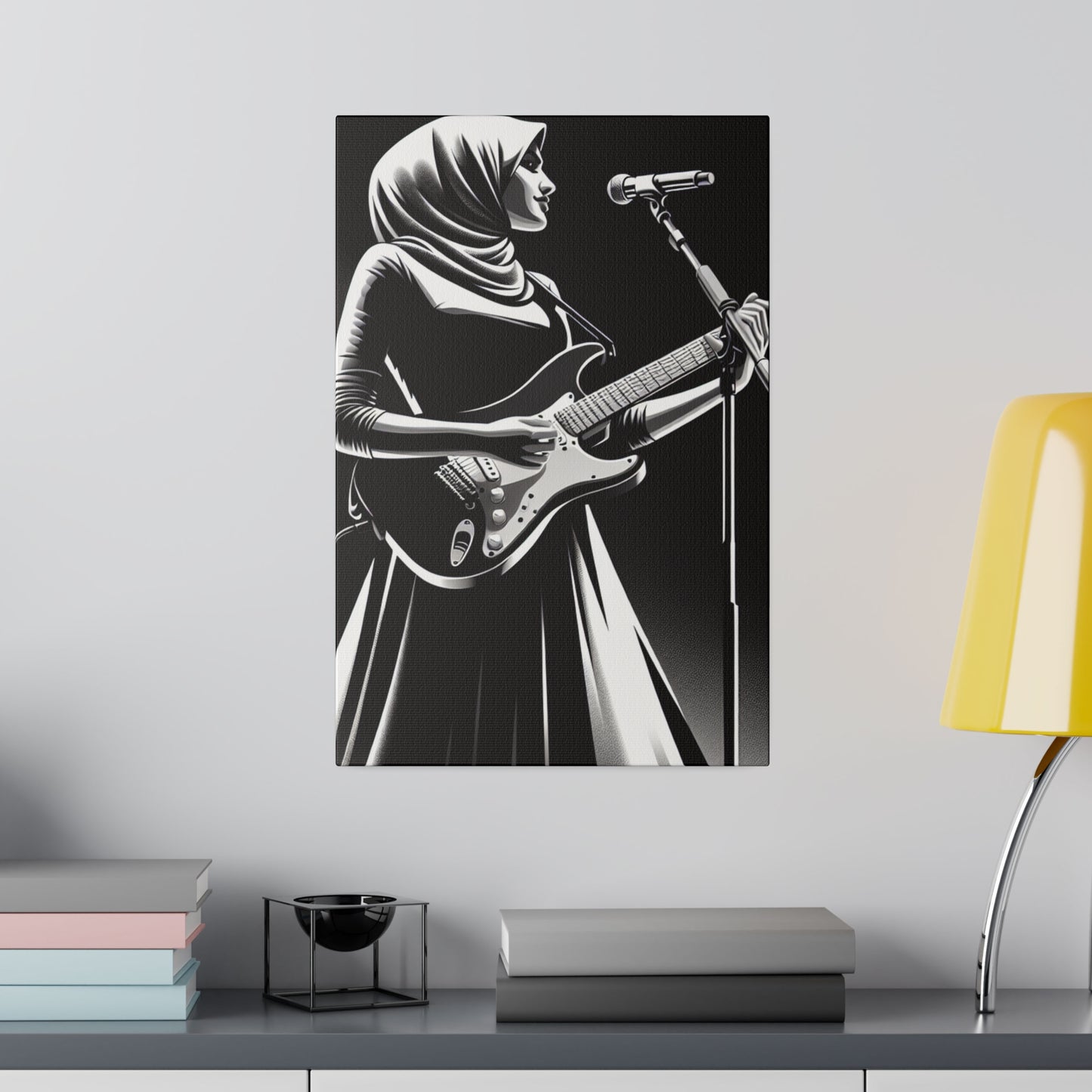 4327S - music art work, rockstar gifts, musician gift ideas, guitar art work, guitar artwork, guitar wall art canvas, playing guitar, decor