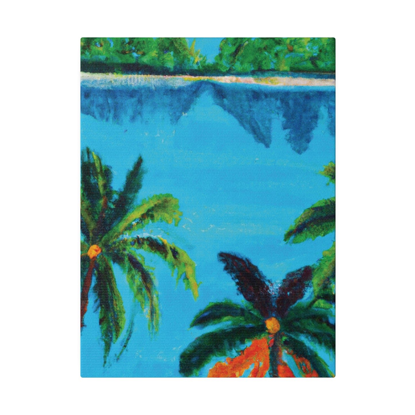 7373A - Bahamas Ocean Painting Print | Bahamas | Ocean | Beach | Poster | Home Decor | Wall Art | Canvas