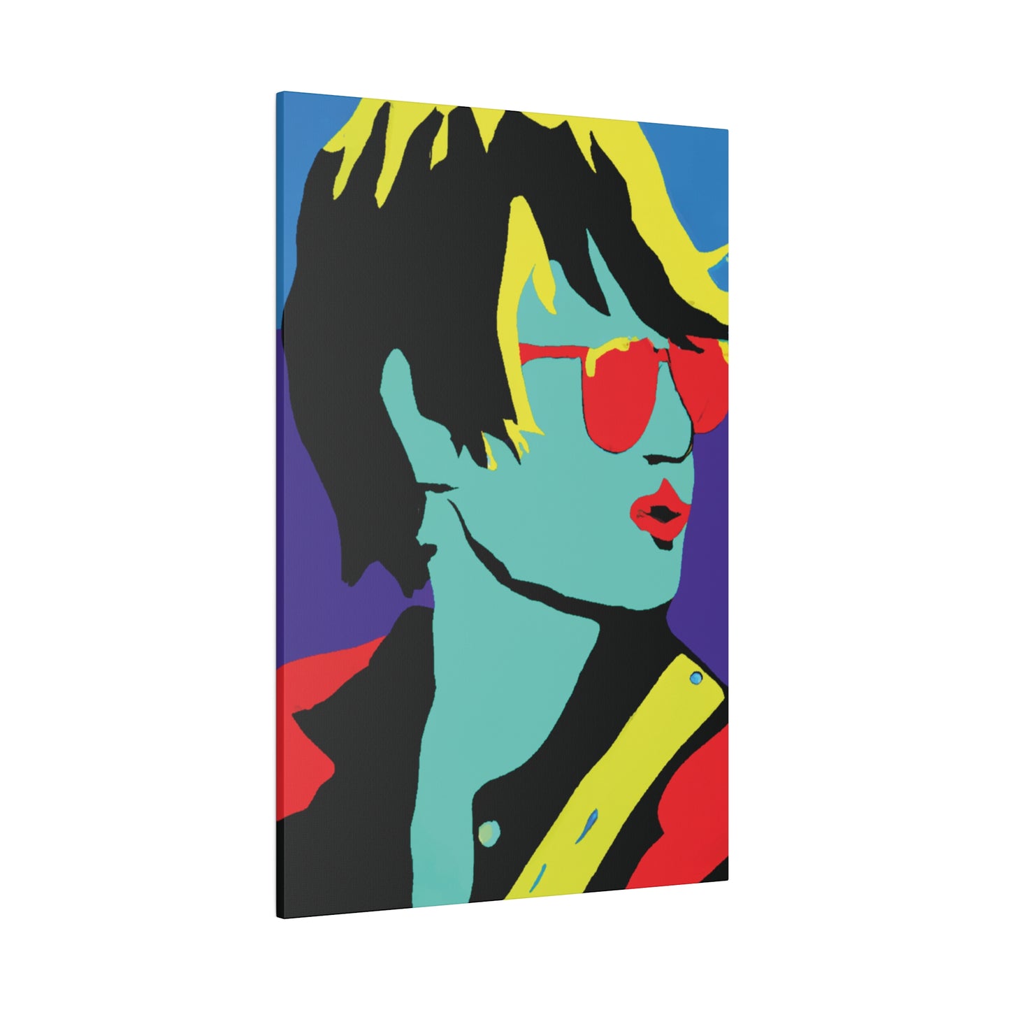 3234H - Rockstar Painting Print | Face | Abstract | Poster | Home Decor | Wall Art | Music Art | Canvas