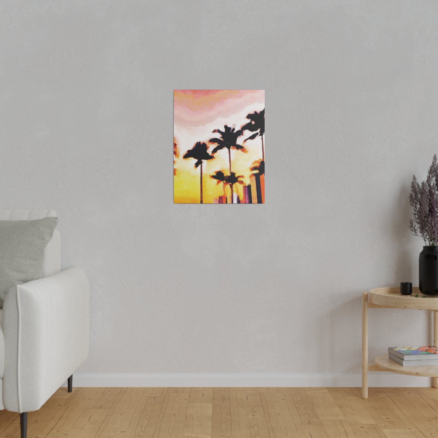 8005X - Miami Beach Sunset Painting Print | Miami | Beach | Sunset | Poster | Home Decor | Wall Art | Canvas