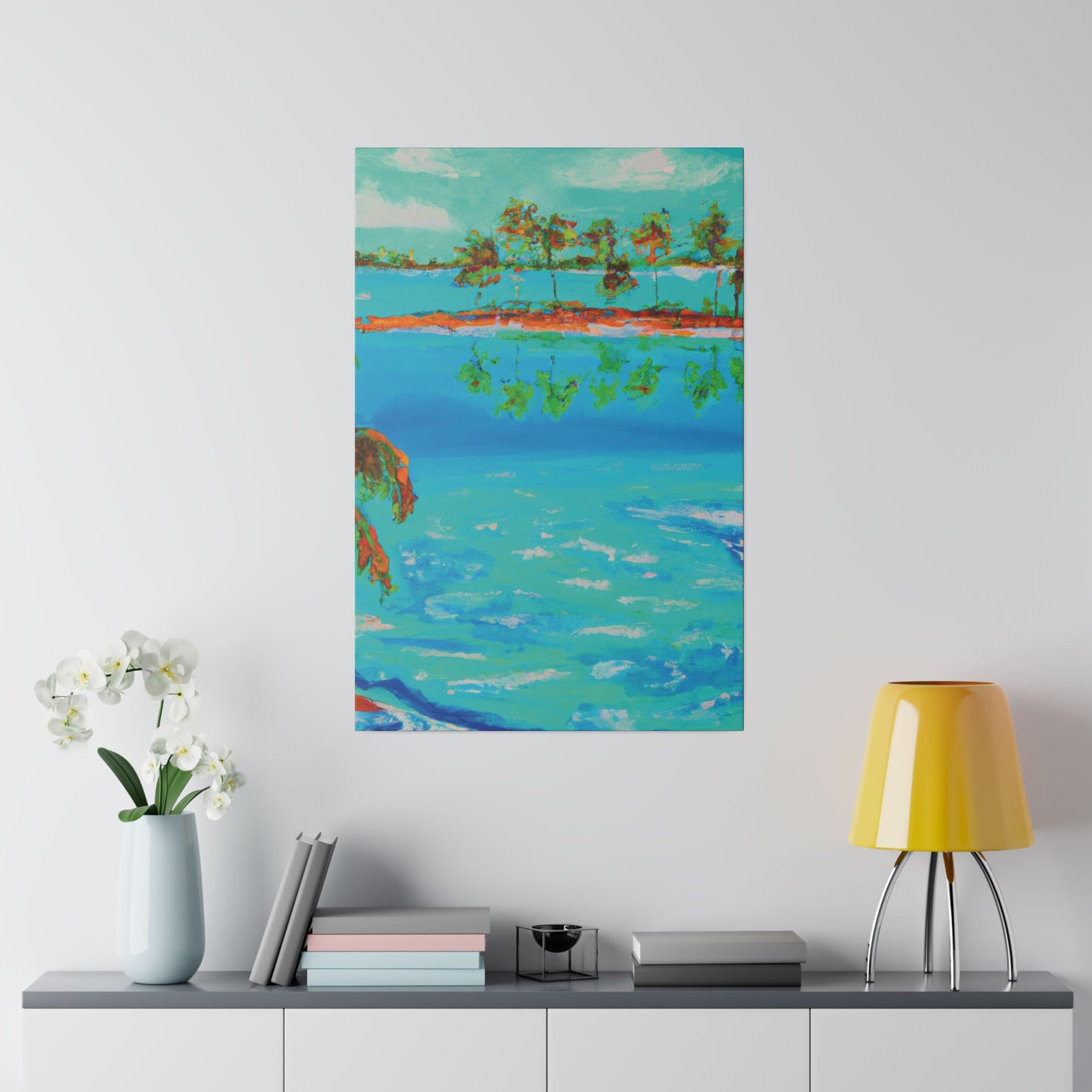 5171E - Bahamas Ocean Painting Print | Bahamas | Ocean | Beach | Poster | Home Decor | Wall Art | Canvas