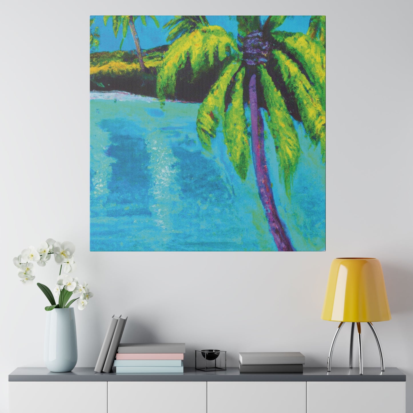 732J - Bahamas Ocean Painting Print | Bahamas | Ocean | Beach | Poster | Home Decor | Wall Art | Canvas