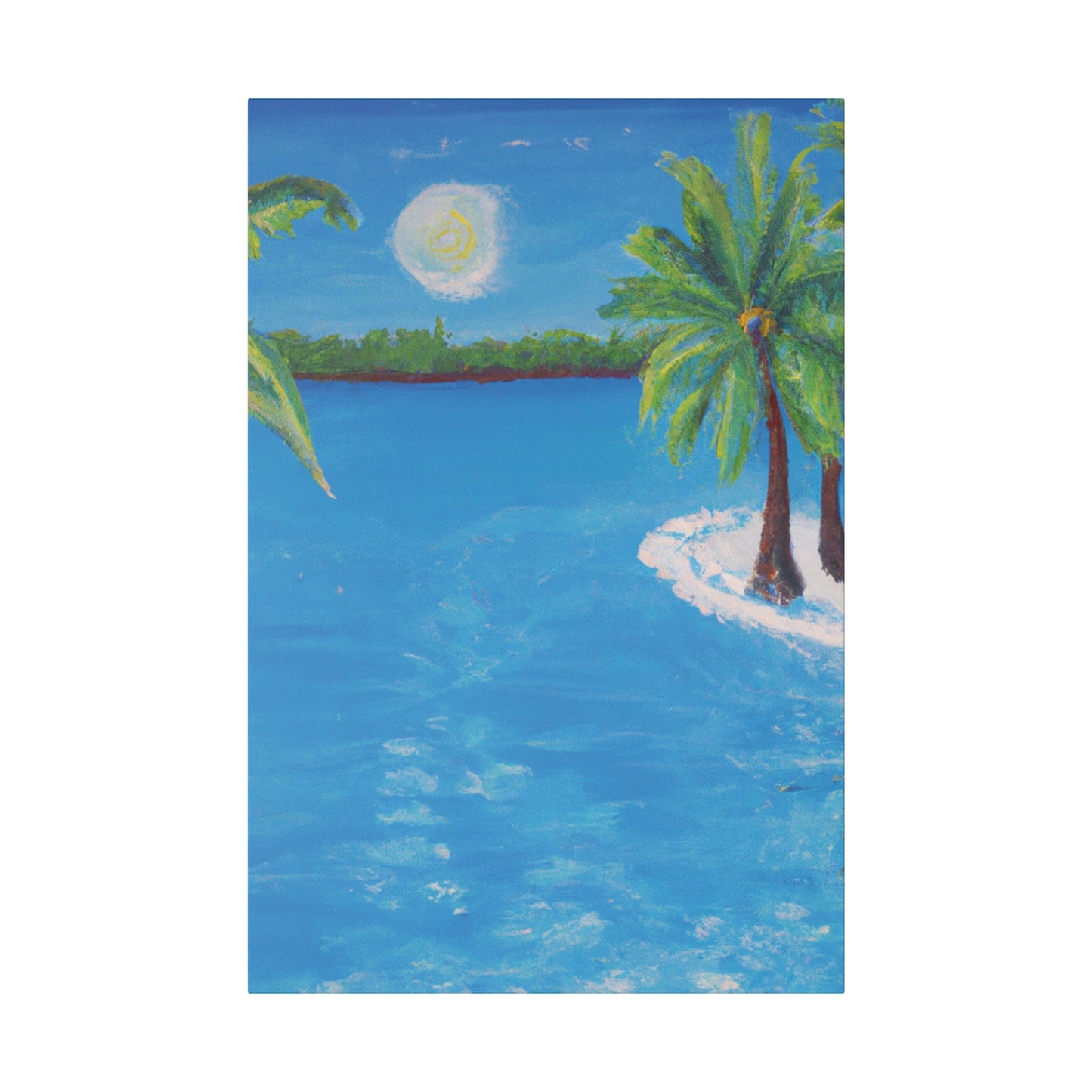 5156X - Bahamas Ocean Painting Print | Bahamas | Ocean | Beach | Poster | Home Decor | Wall Art | Canvas