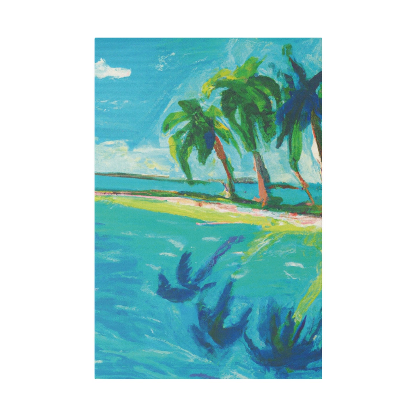 7326Z - Bahamas Ocean Painting Print | Bahamas | Ocean | Beach | Poster | Home Decor | Wall Art | Canvas