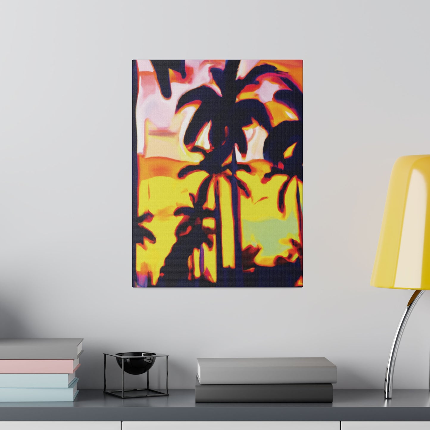 8254X - Miami Beach Sunset Painting Print | Miami | Beach | Sunset | Poster | Home Decor | Wall Art | Canvas