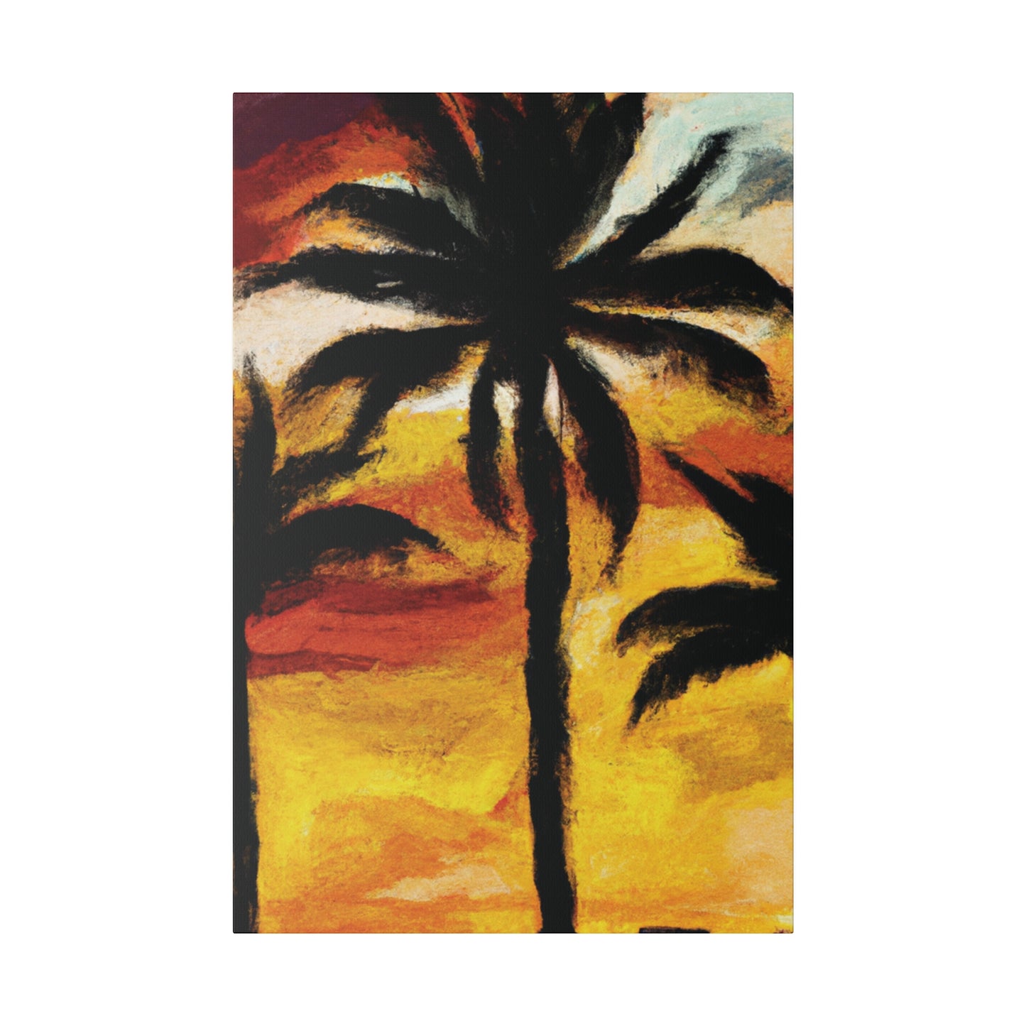 3122C - Miami Beach Sunset Painting Print | Miami | Beach | Sunset | Poster | Home Decor | Wall Art | Canvas