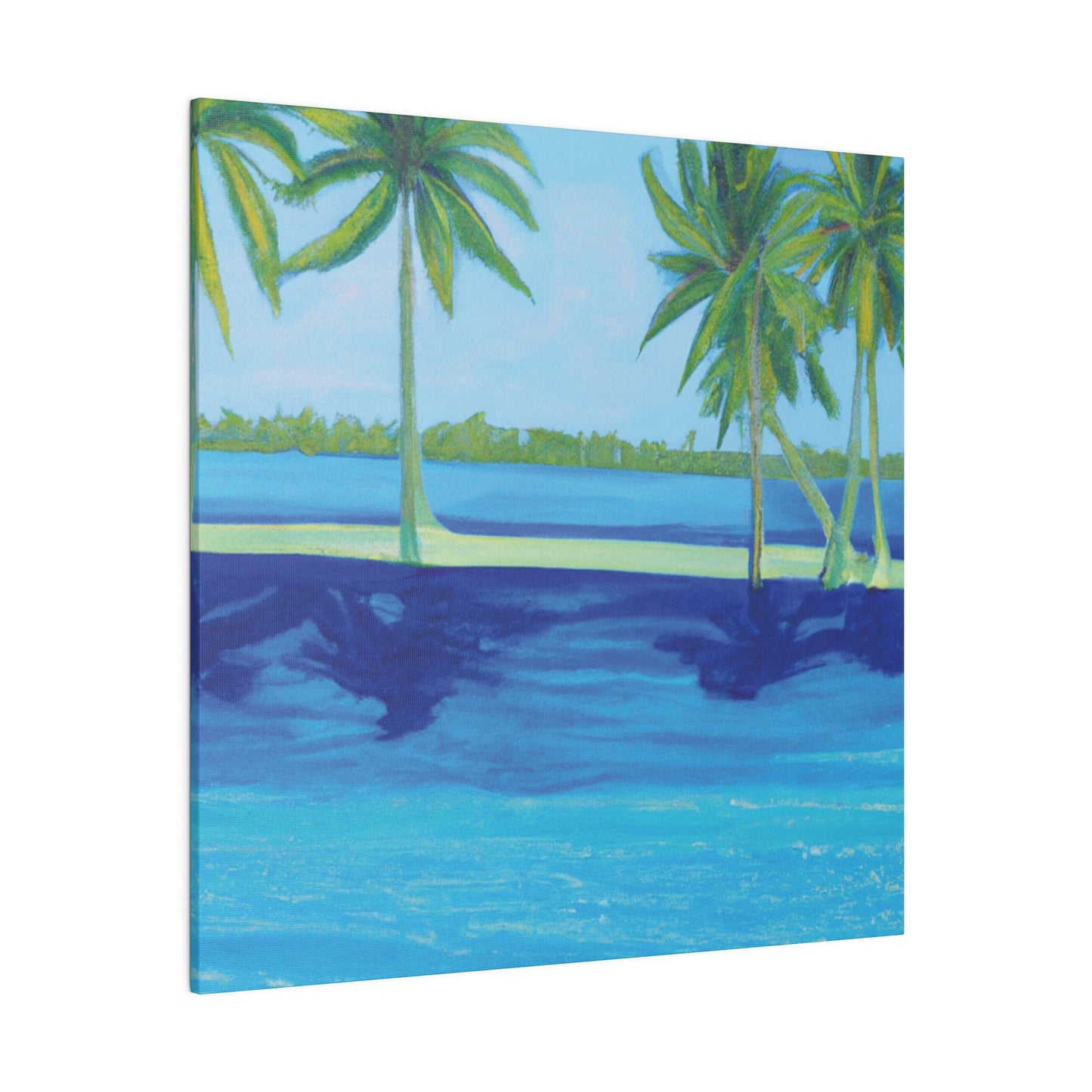 9589F - Bahamas Ocean Painting Print | Bahamas | Ocean | Beach | Poster | Home Decor | Wall Art | Canvas