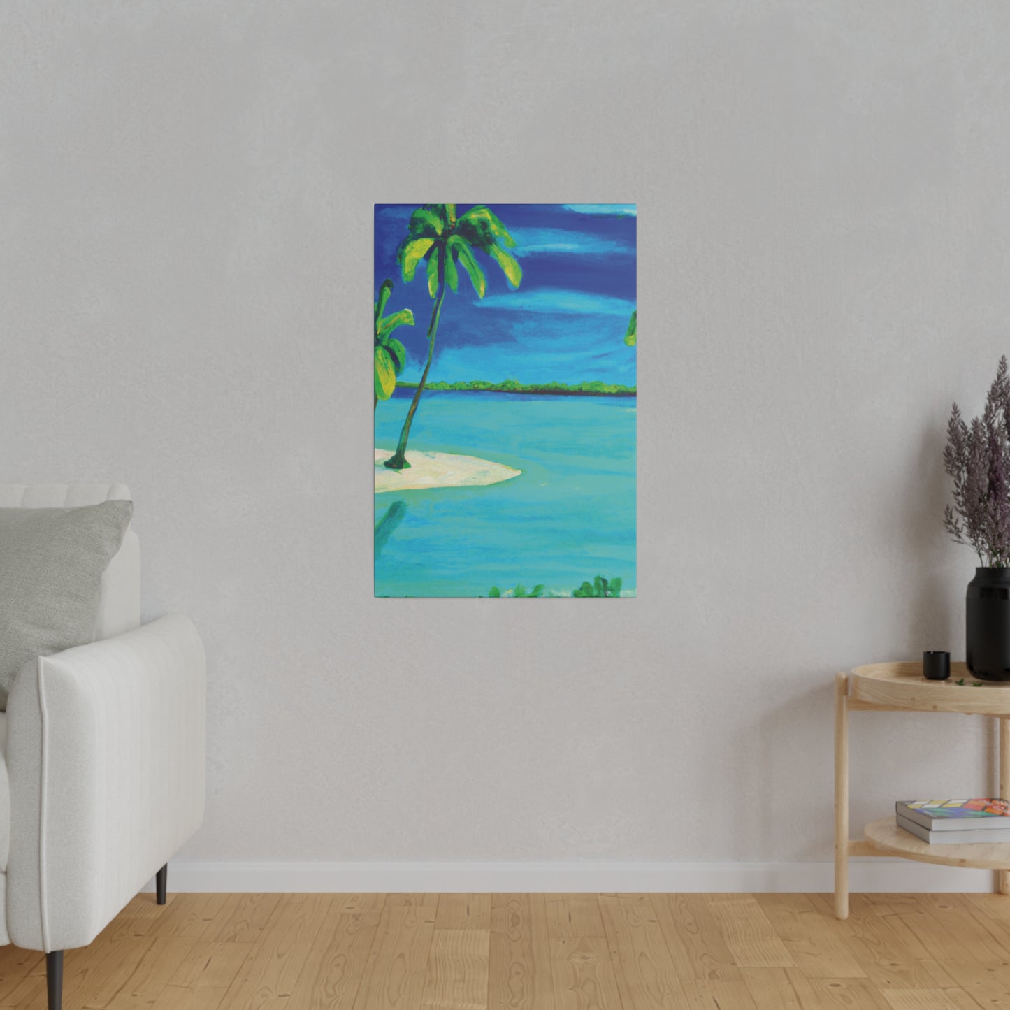 7352P - Bahamas Ocean Painting Print | Bahamas | Ocean | Beach | Poster | Home Decor | Wall Art | Canvas
