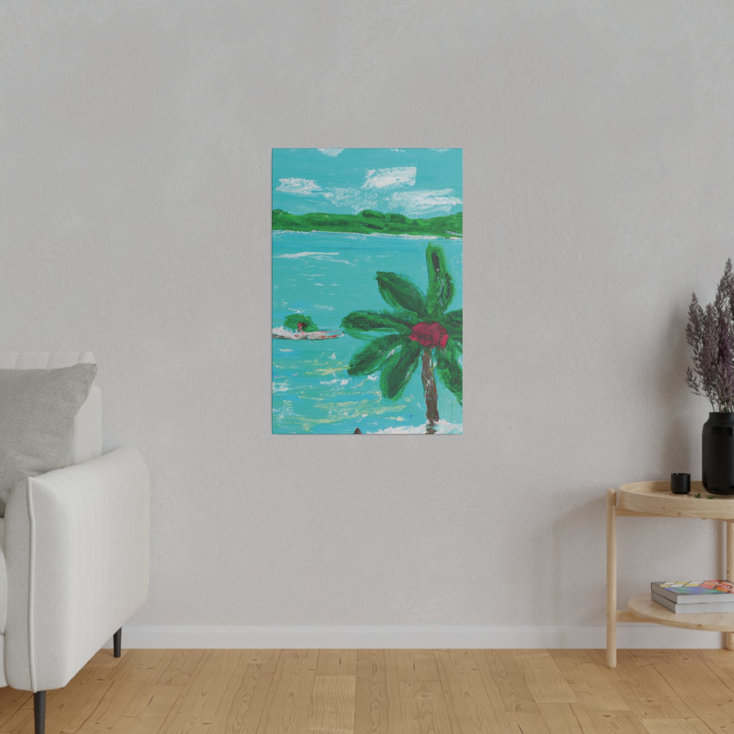 5627Q - Bahamas Ocean Painting Print | Bahamas | Ocean | Beach | Poster | Home Decor | Wall Art | Canvas