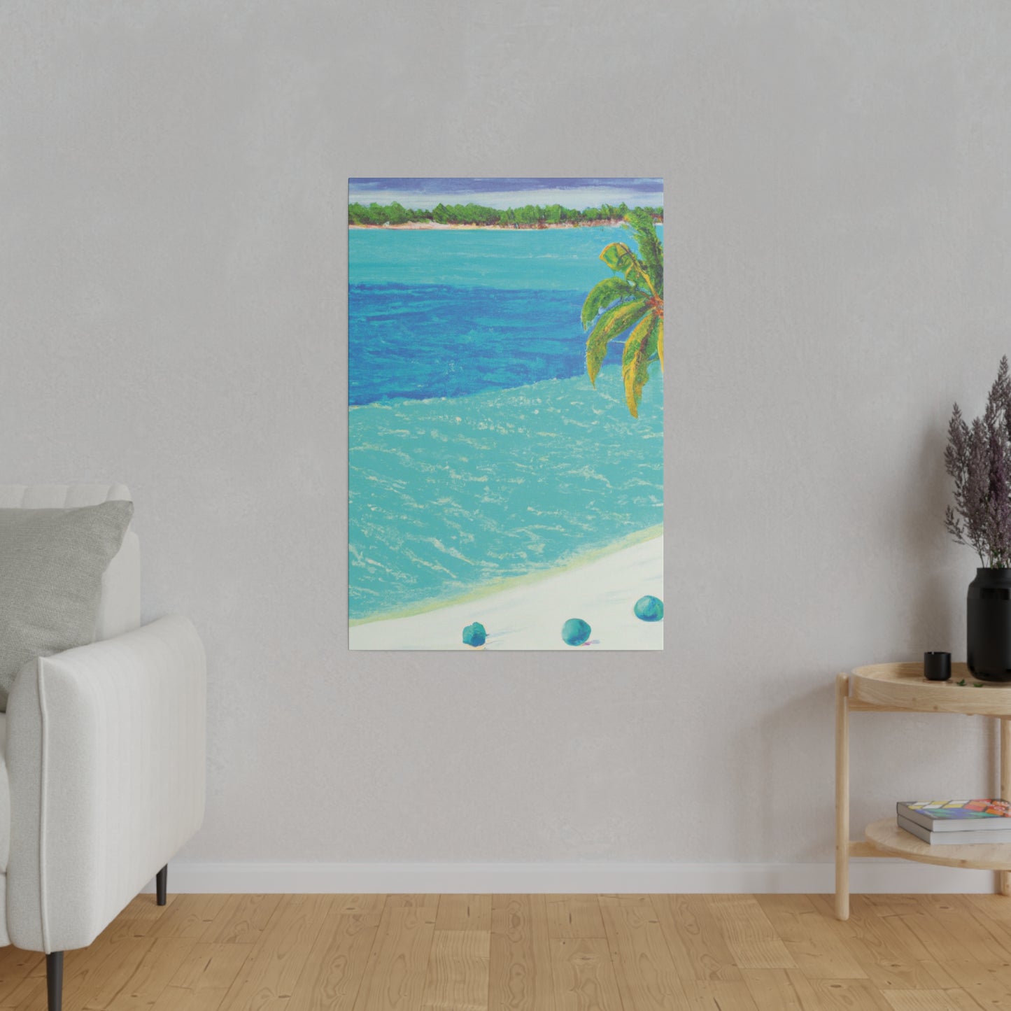 7221H - Bahamas Ocean Painting Print | Bahamas | Ocean | Beach | Poster | Home Decor | Wall Art | Canvas