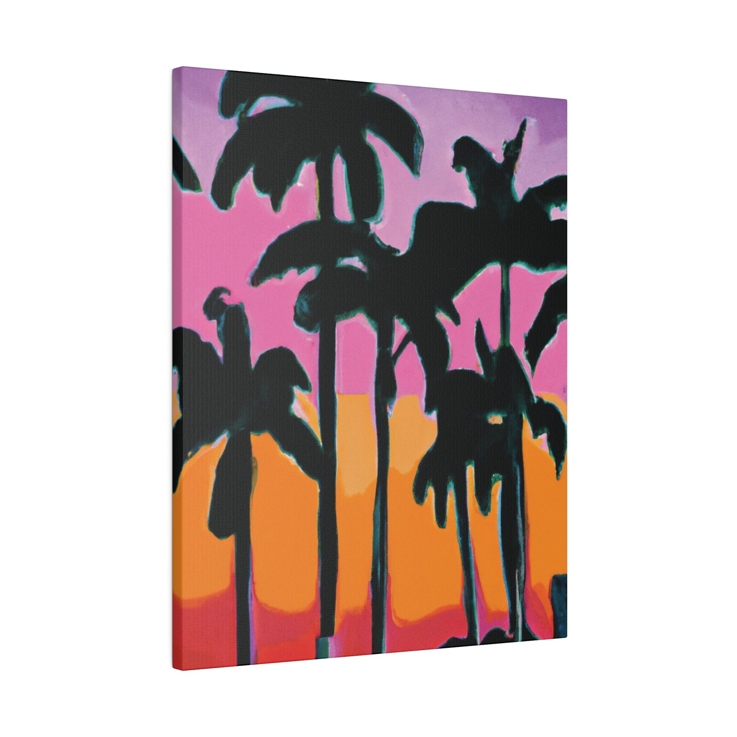 5108P - Miami Beach Sunset Painting Print | Miami | Beach | Sunset | Poster | Home Decor | Wall Art | Canvas