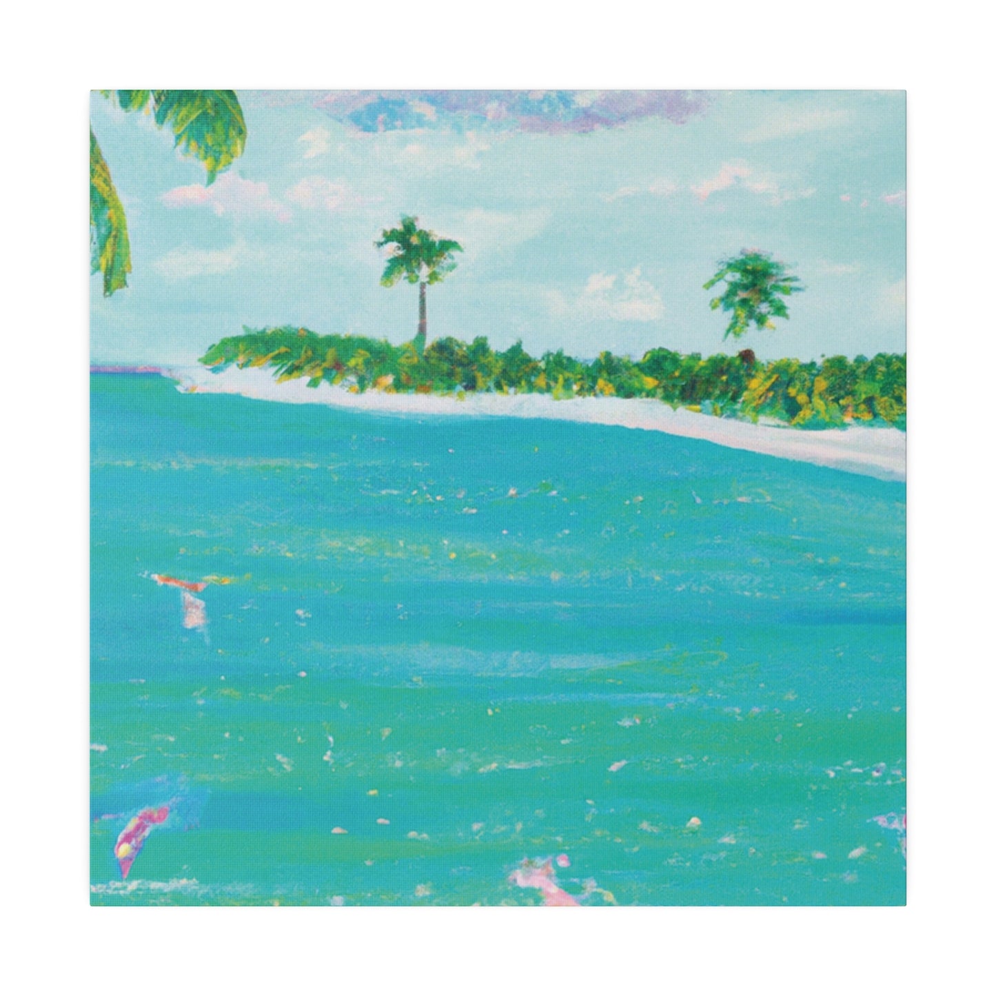 6576D - Bahamas Ocean Painting Print | Bahamas | Ocean | Beach | Poster | Home Decor | Wall Art | Canvas