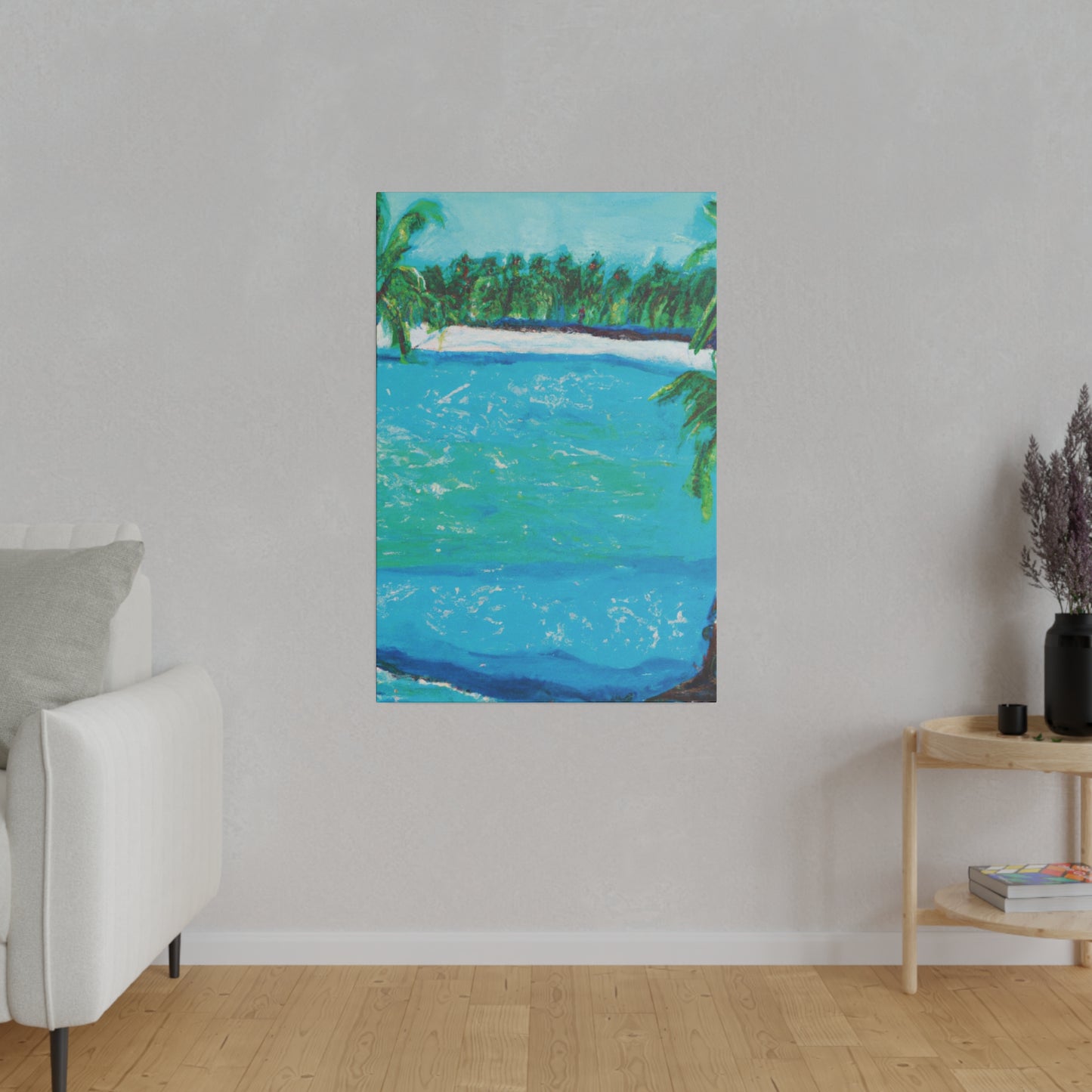 3234T - Bahamas Ocean Painting Print | Bahamas | Ocean | Beach | Poster | Home Decor | Wall Art | Canvas